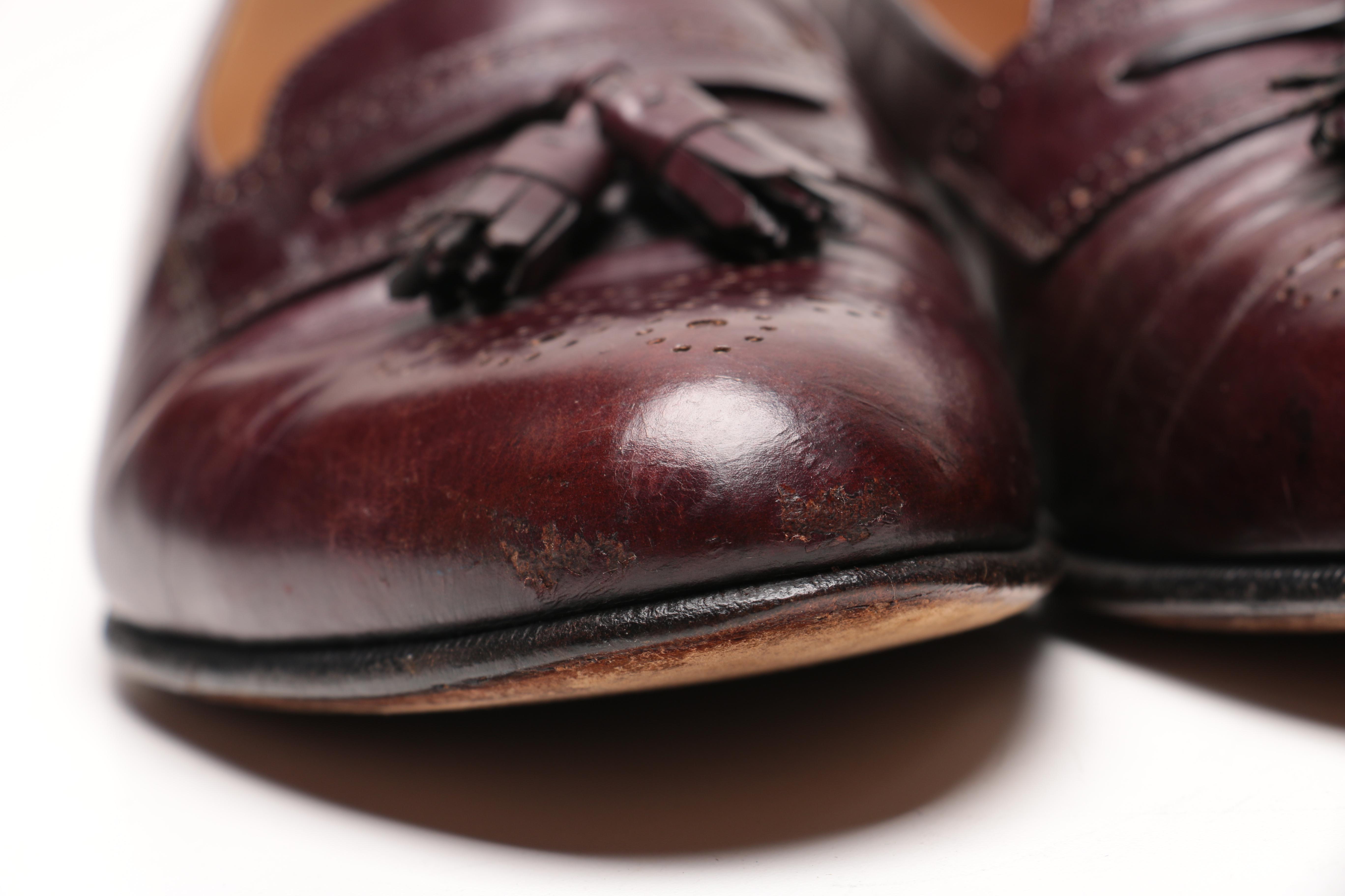 Salvatore Ferragamo Brown Leather Tassel Loafers