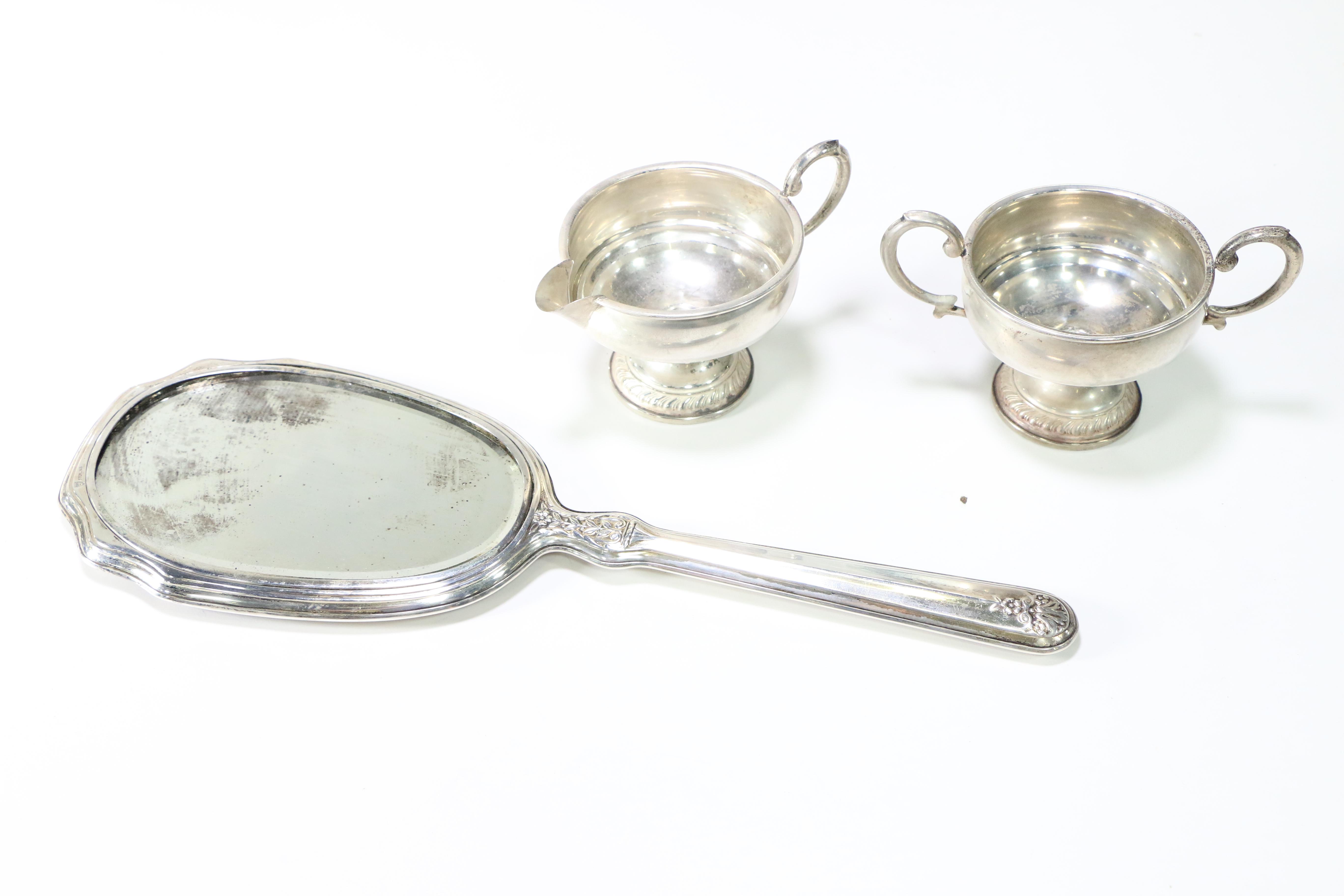 Rogers and International Silver Plated Tableware and Vanity Pieces