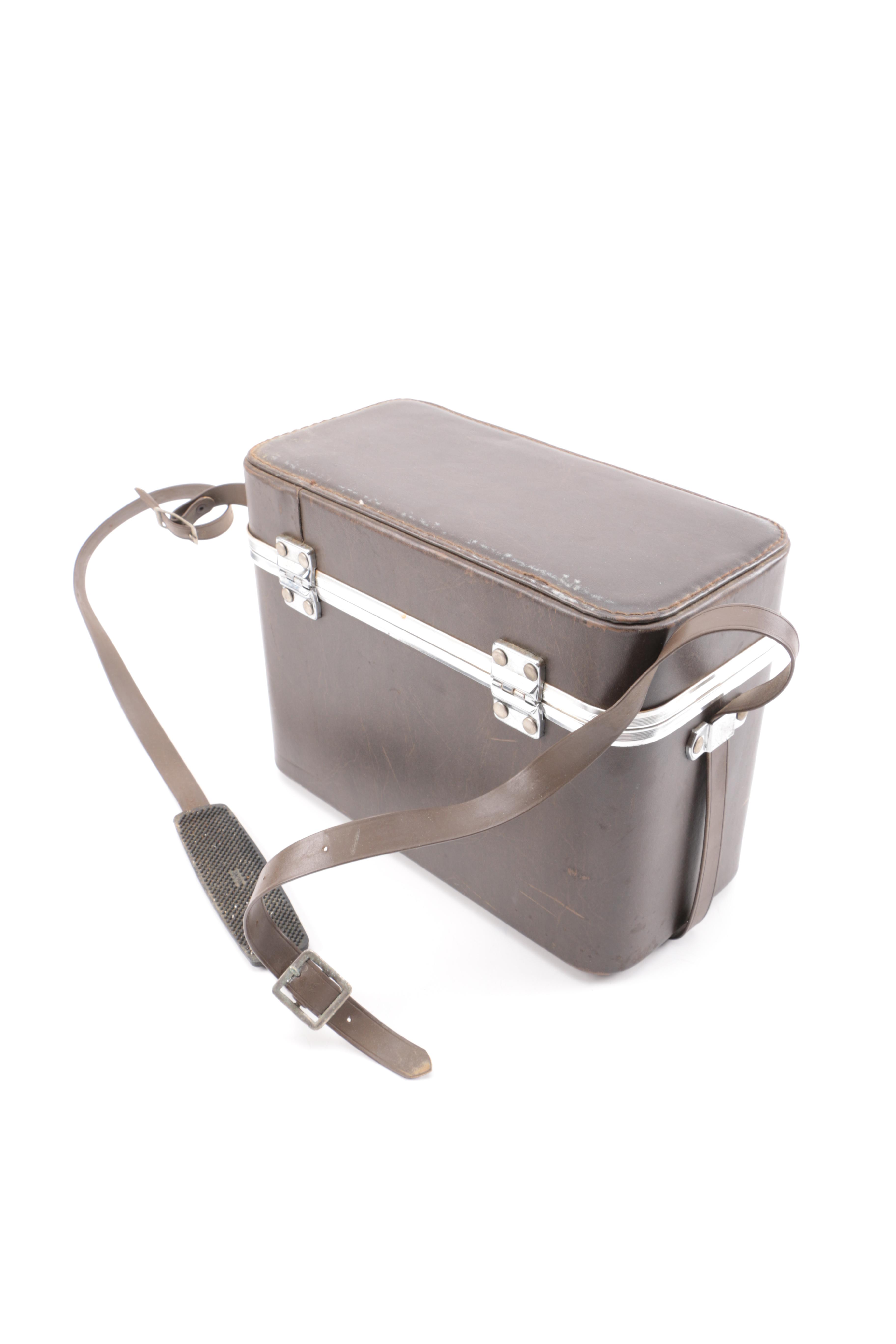 Keystone Video Camera and Minolta SR-T Camera with Accessories