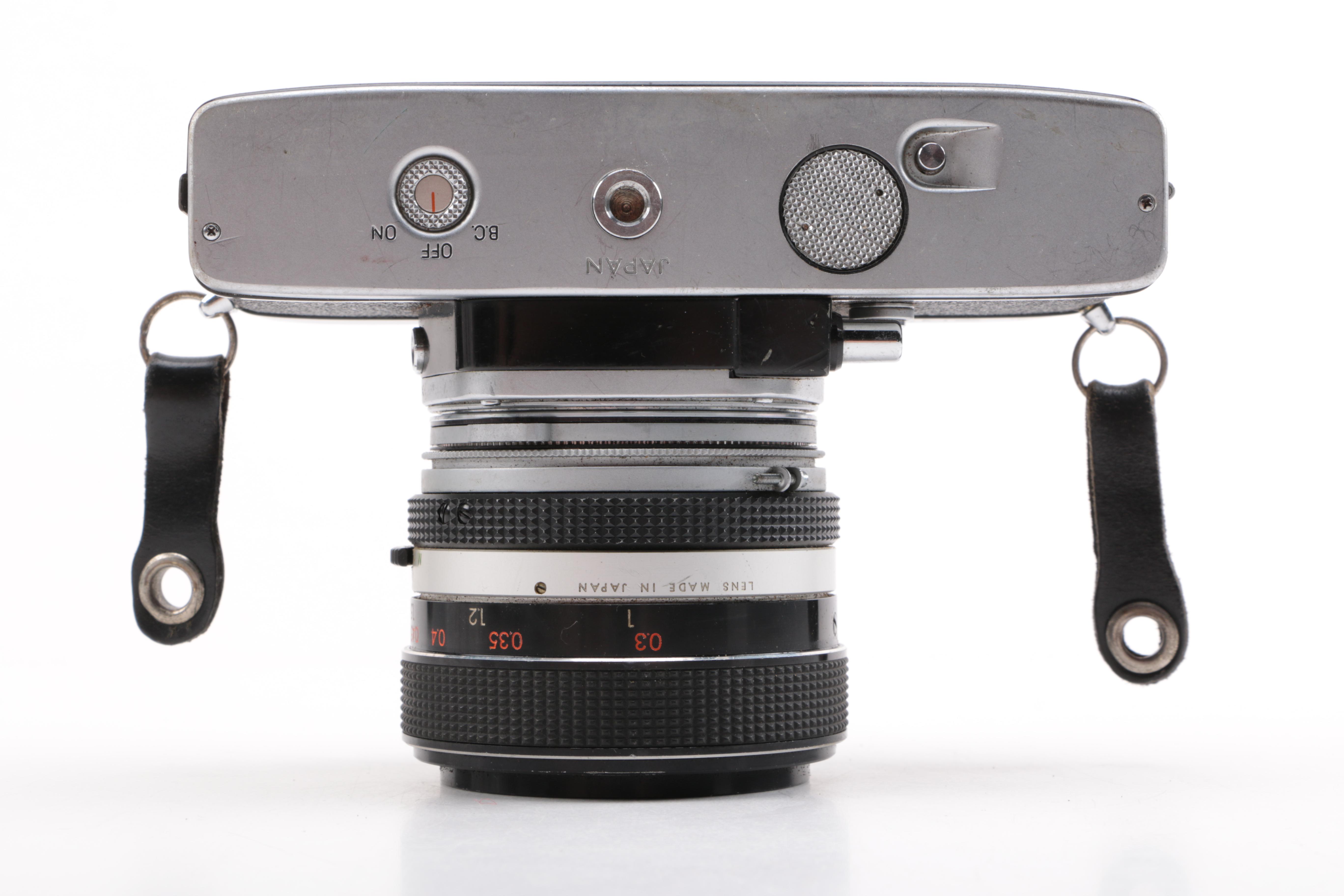 Keystone Video Camera and Minolta SR-T Camera with Accessories