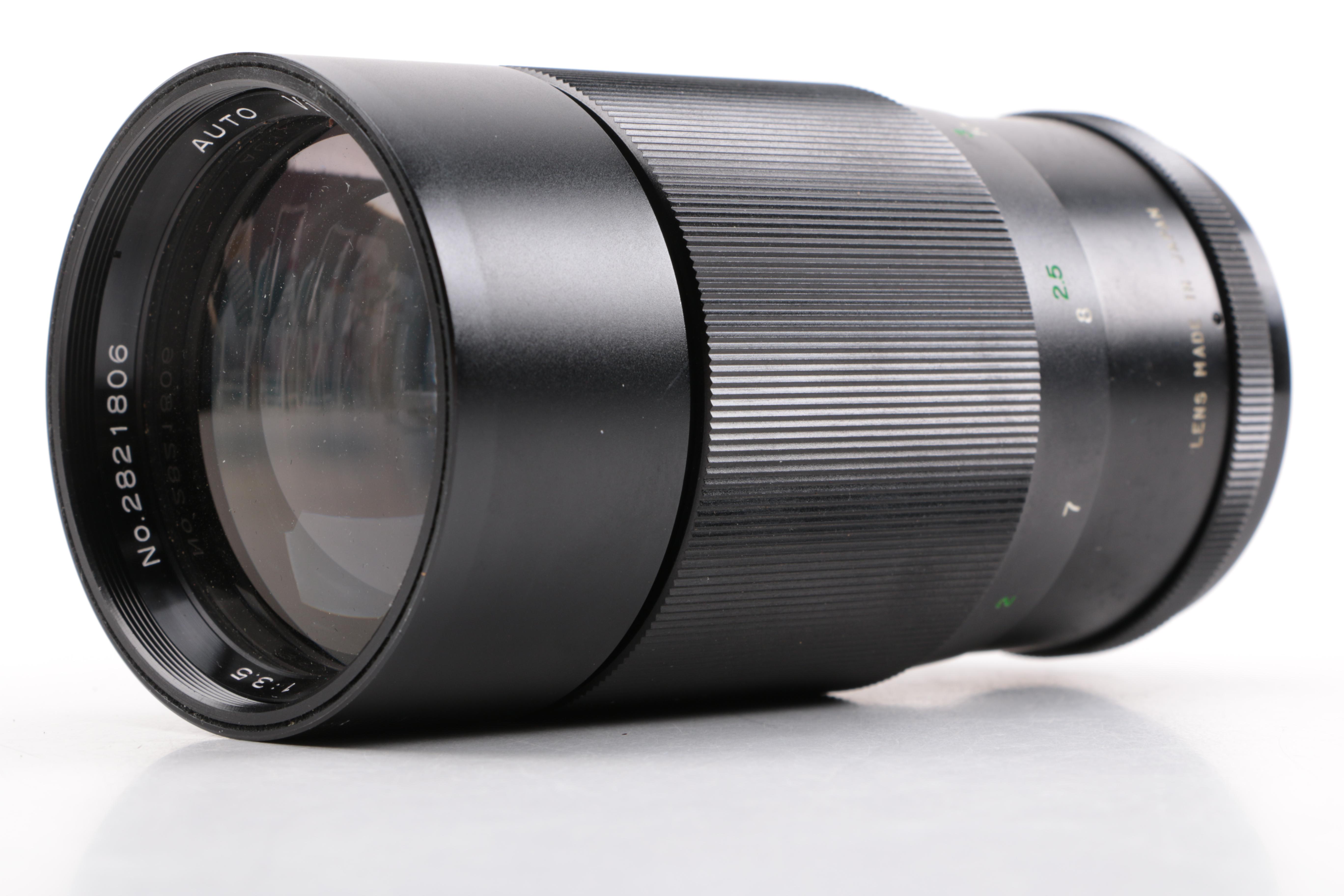 Keystone Video Camera and Minolta SR-T Camera with Accessories