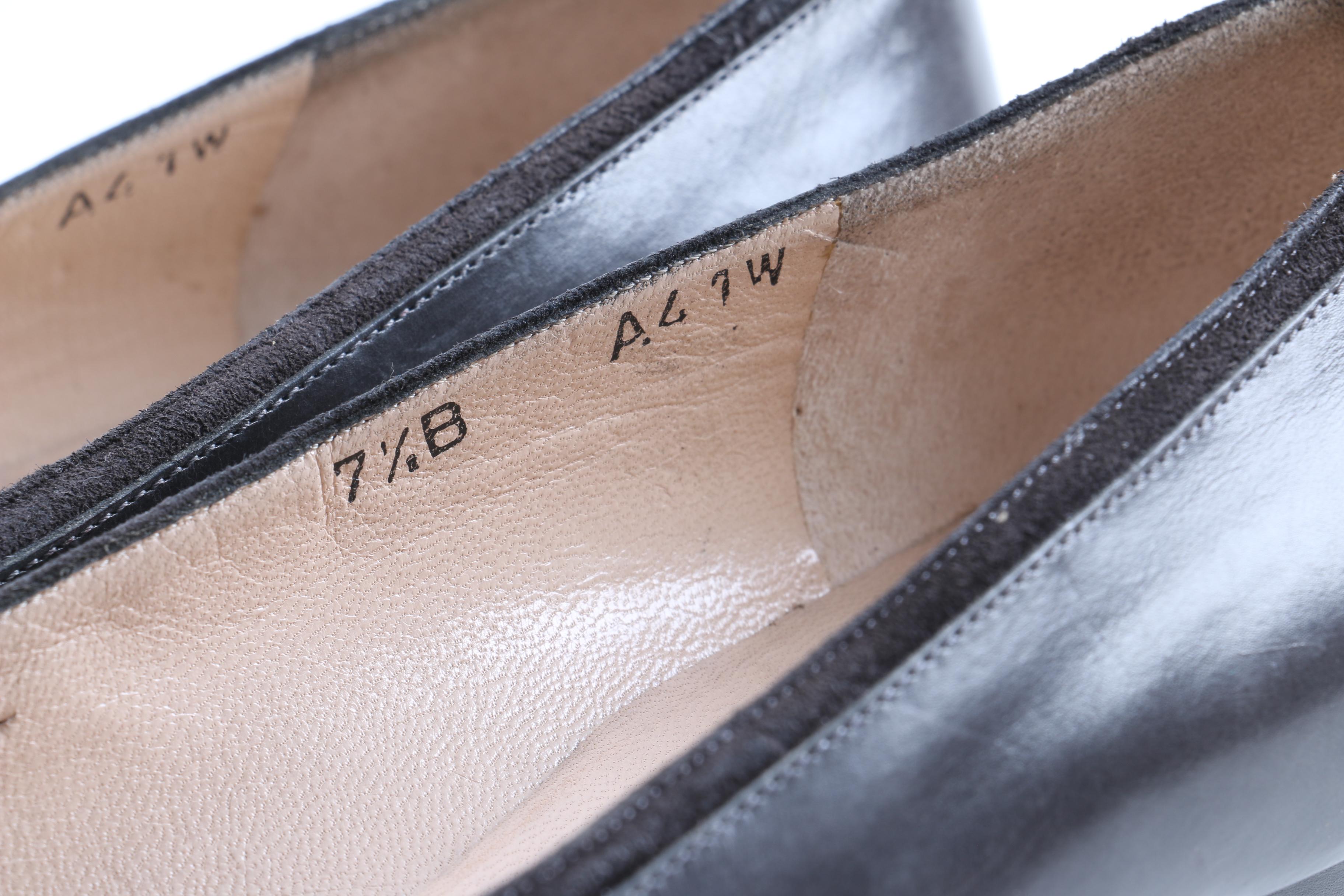 Salvatore Ferragamo Gray Pumps