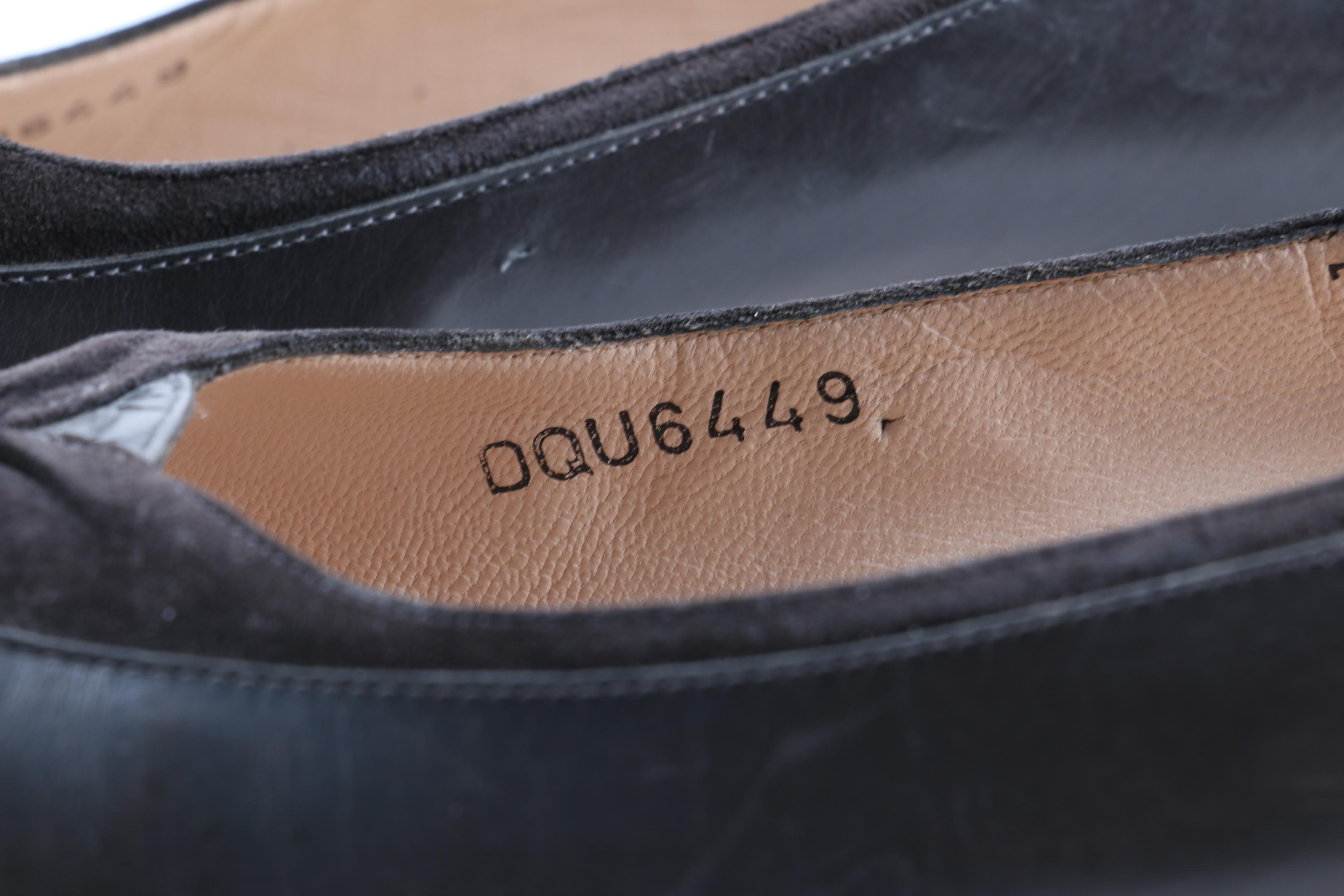 Salvatore Ferragamo Gray Pumps