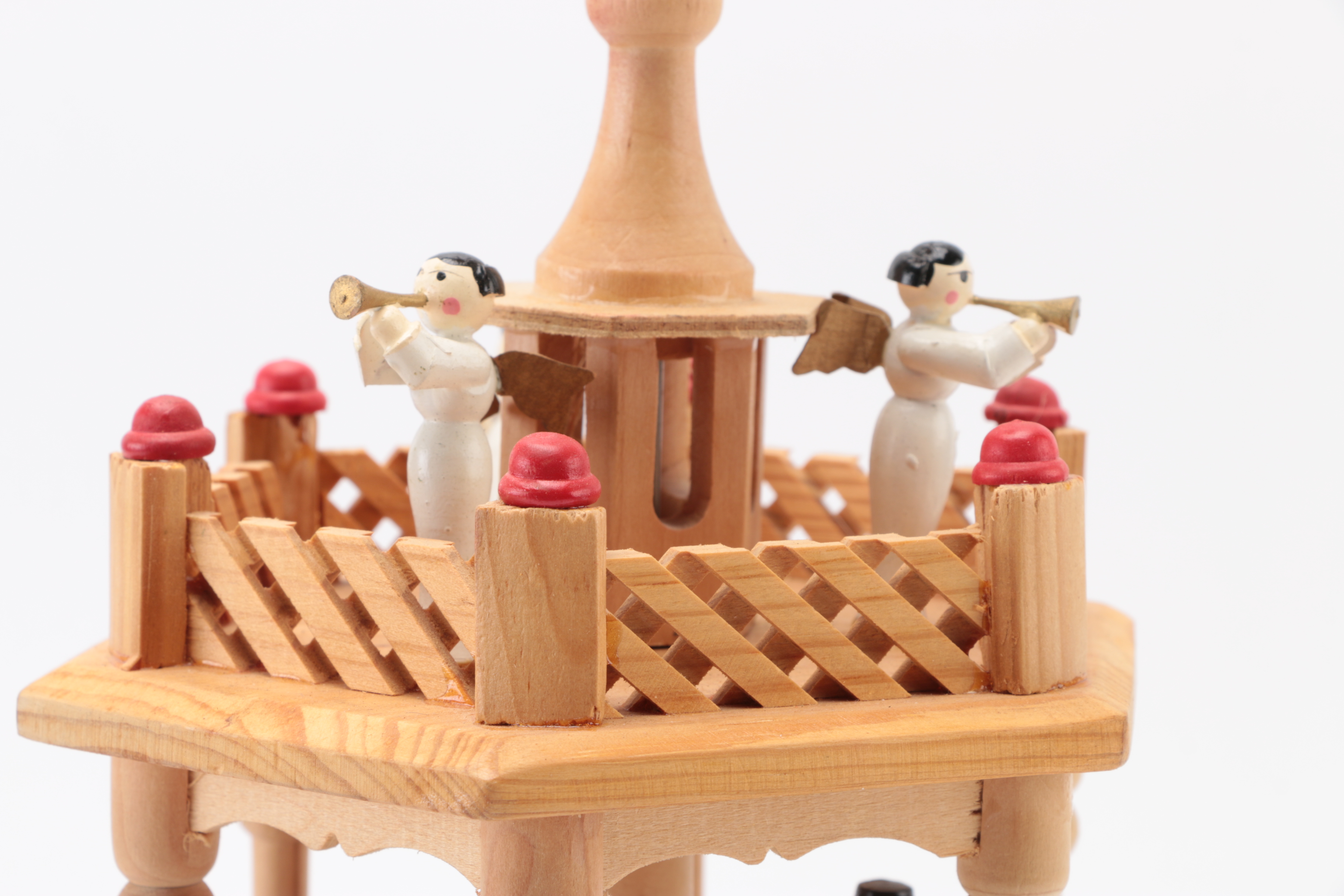 German Nativity Christmas Pyramid Carousel