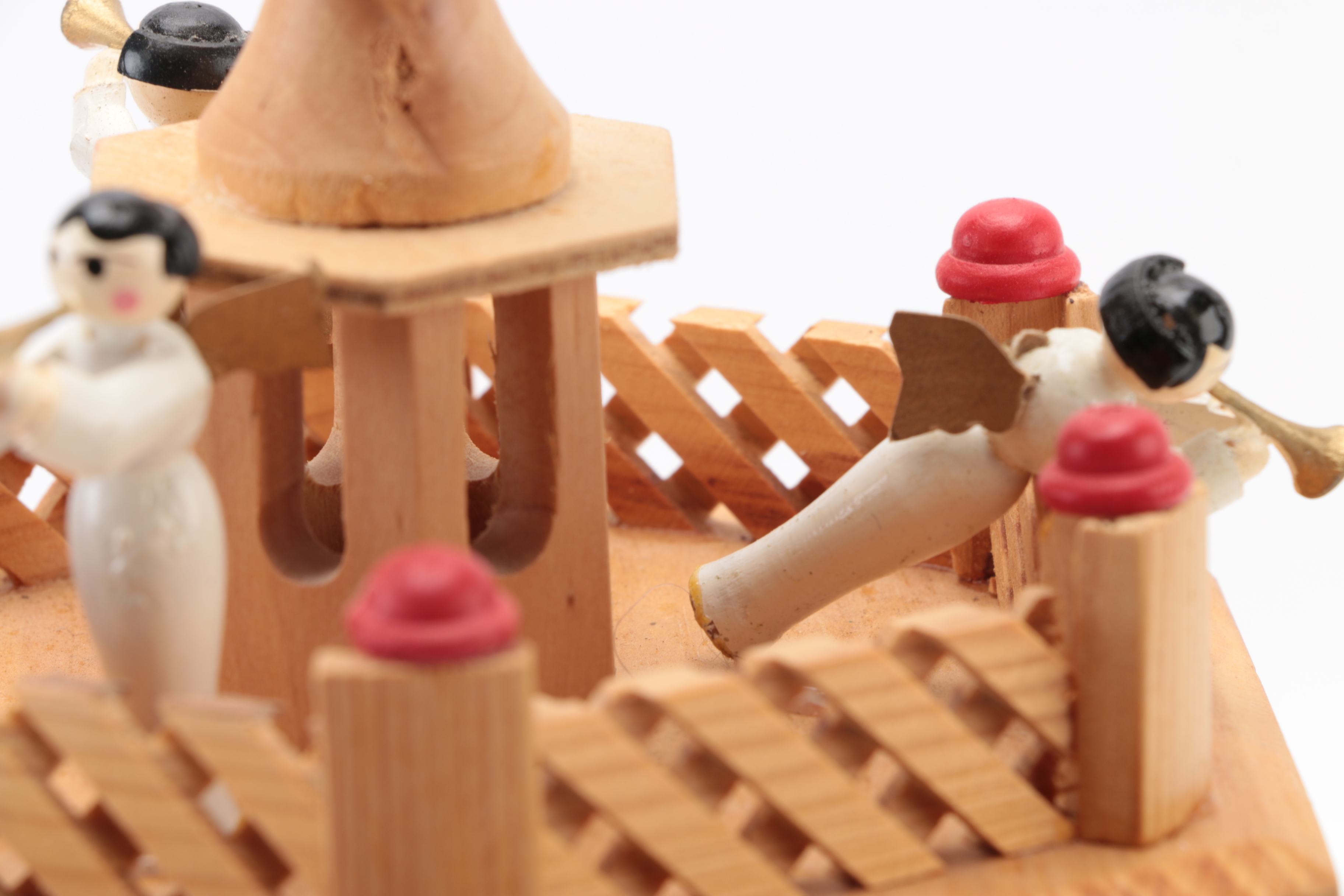 German Nativity Christmas Pyramid Carousel