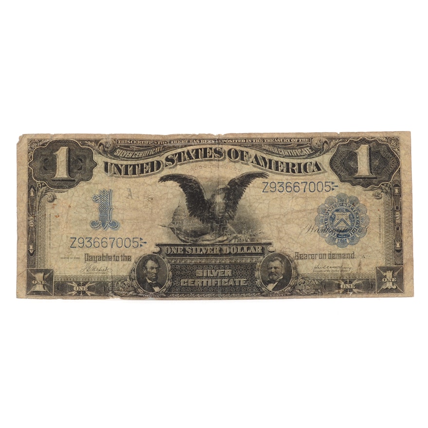 Series of 1899 Blue Seal One Dollar Silver Certificate