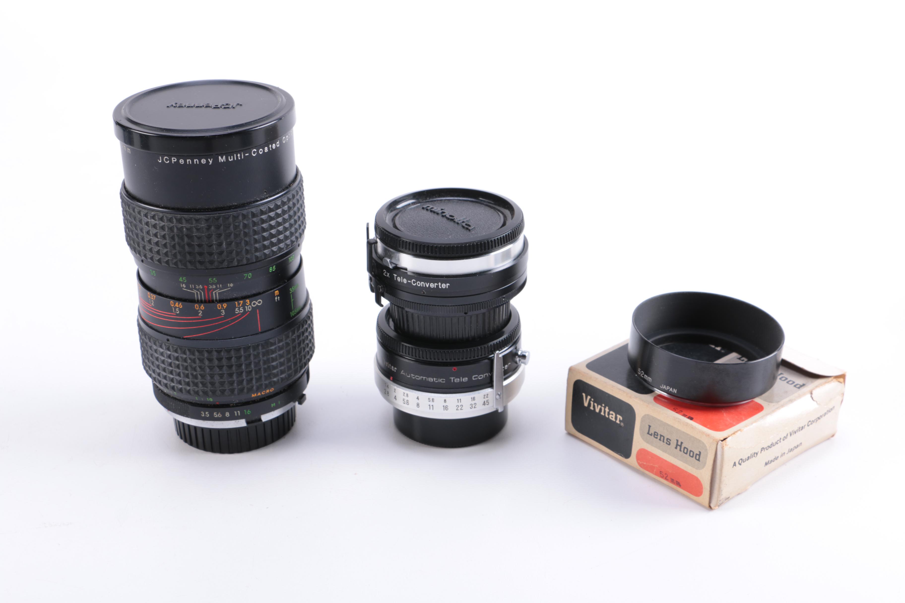 Minolta XD-5 Camera with Accessories