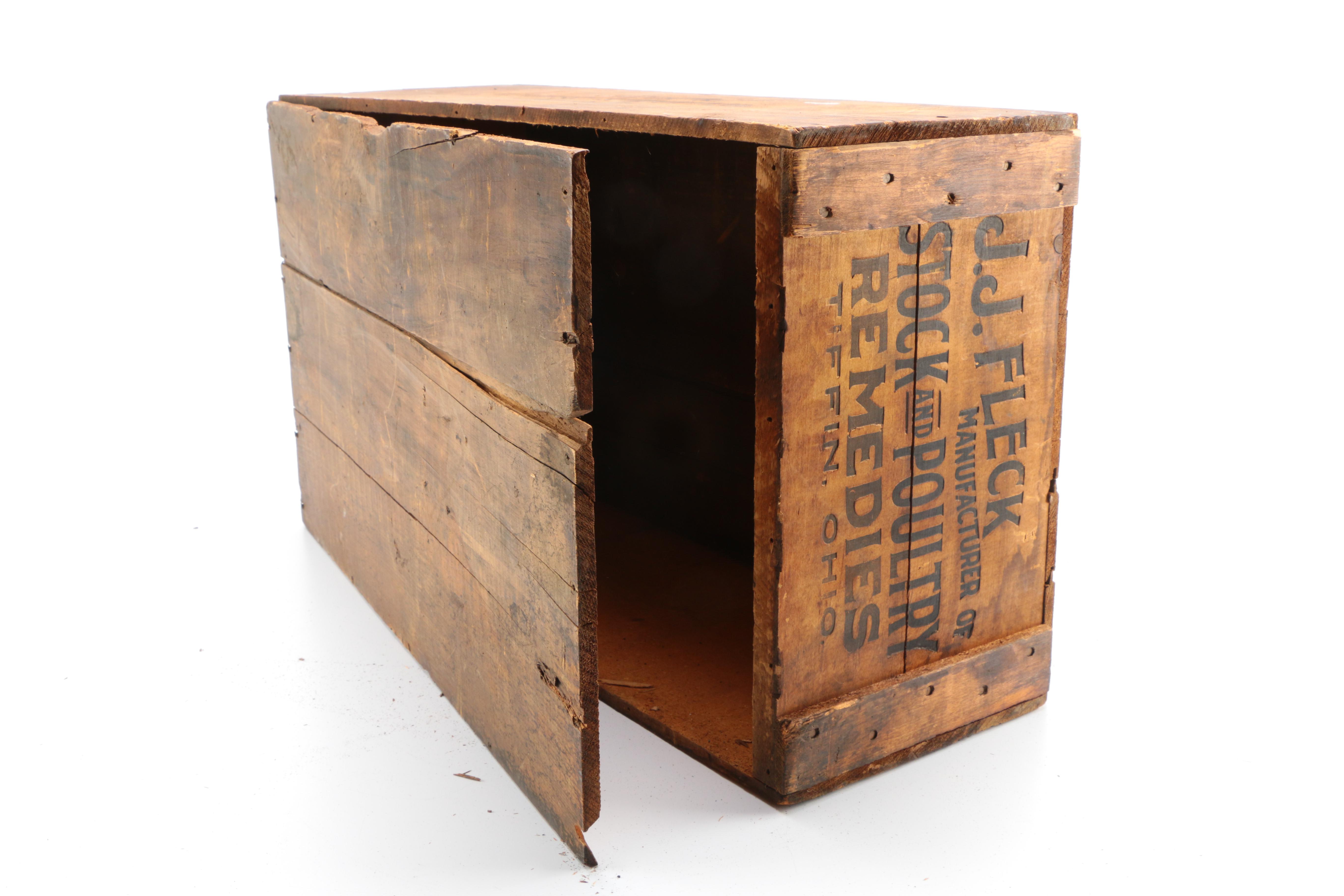 Antique and Vintage Shipping Crates