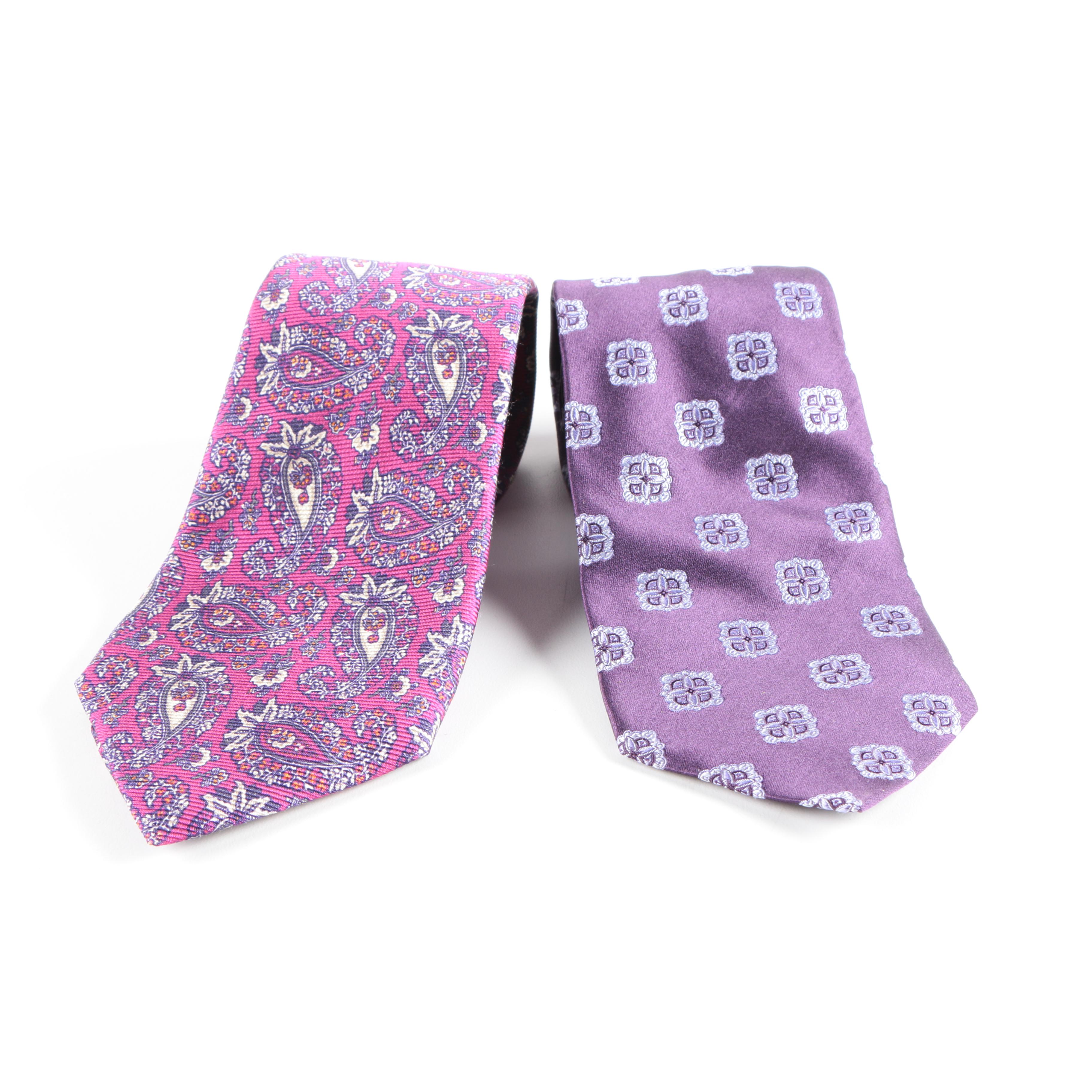 Designer Neckties by Valentino and Kiton