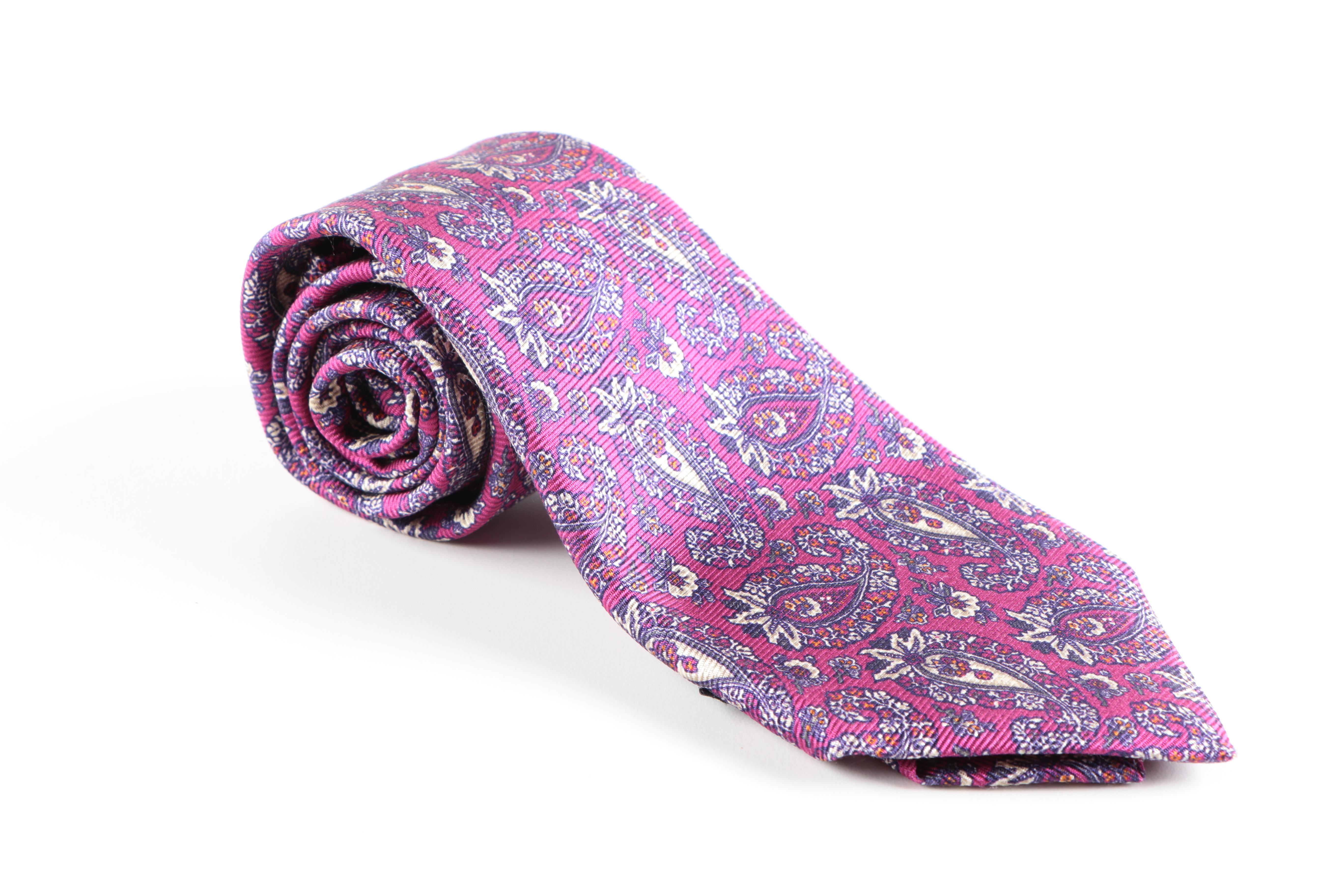 Designer Neckties by Valentino and Kiton