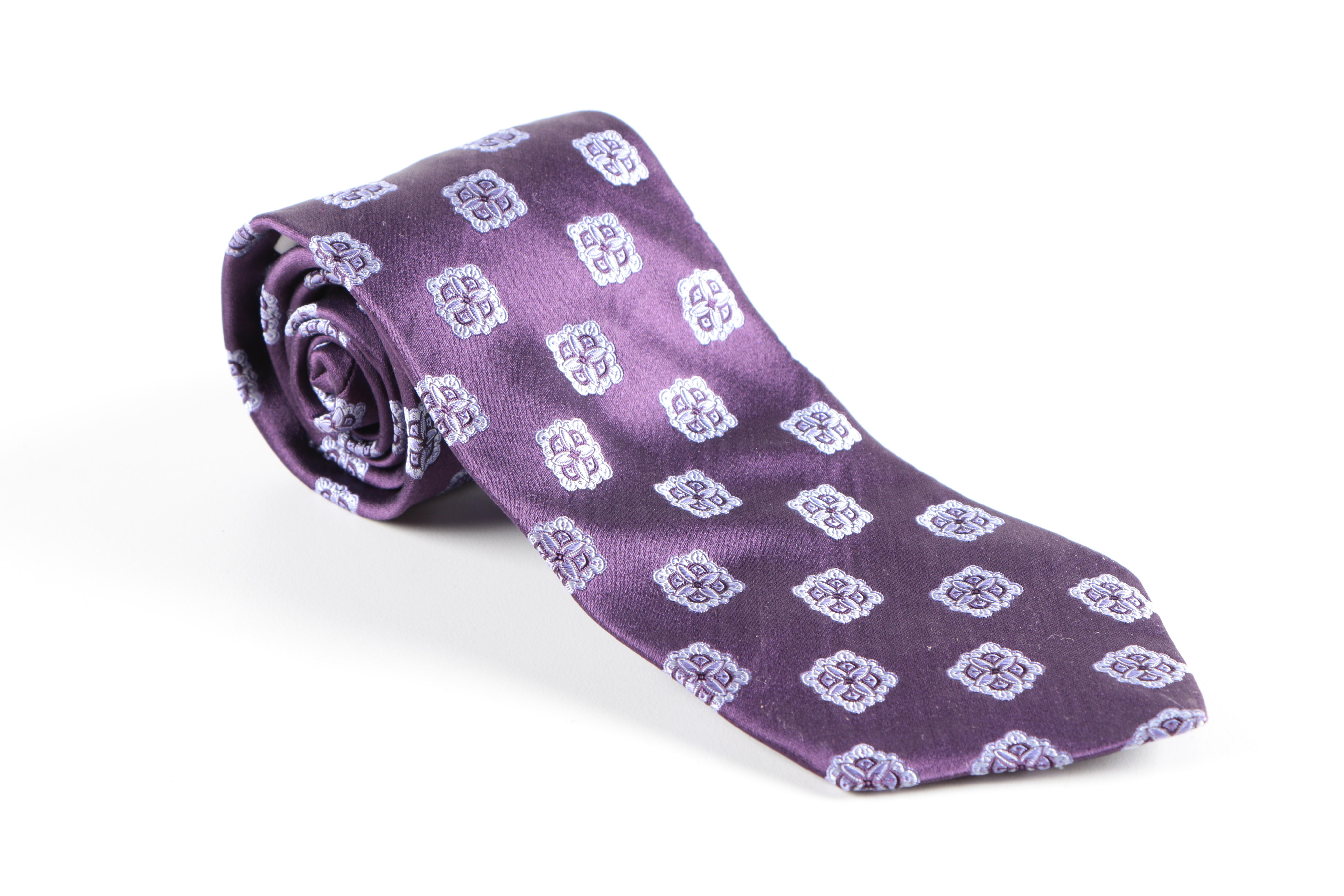 Designer Neckties by Valentino and Kiton