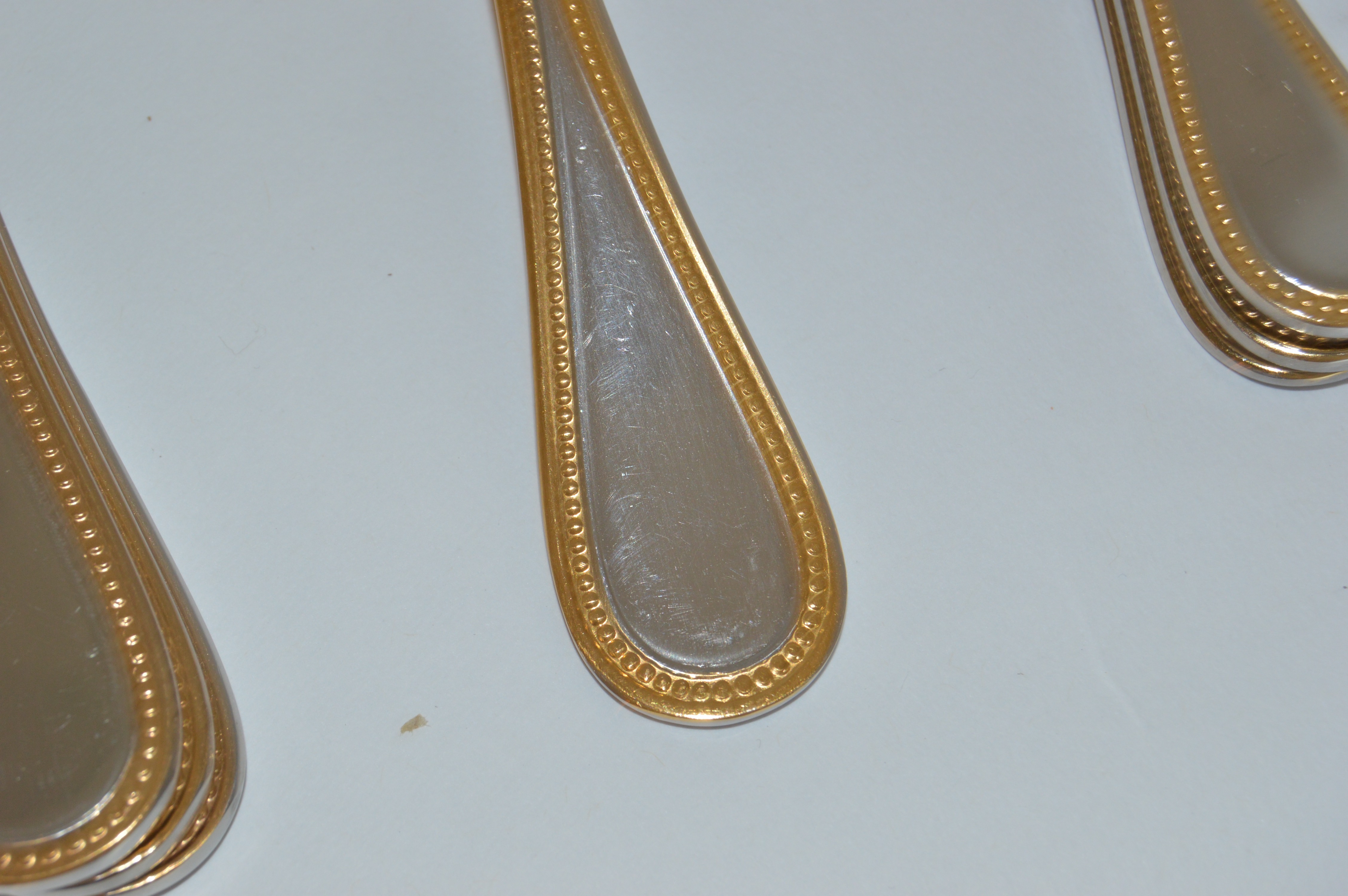 "Beaded Antique Gold" Towle Stainless Flatware