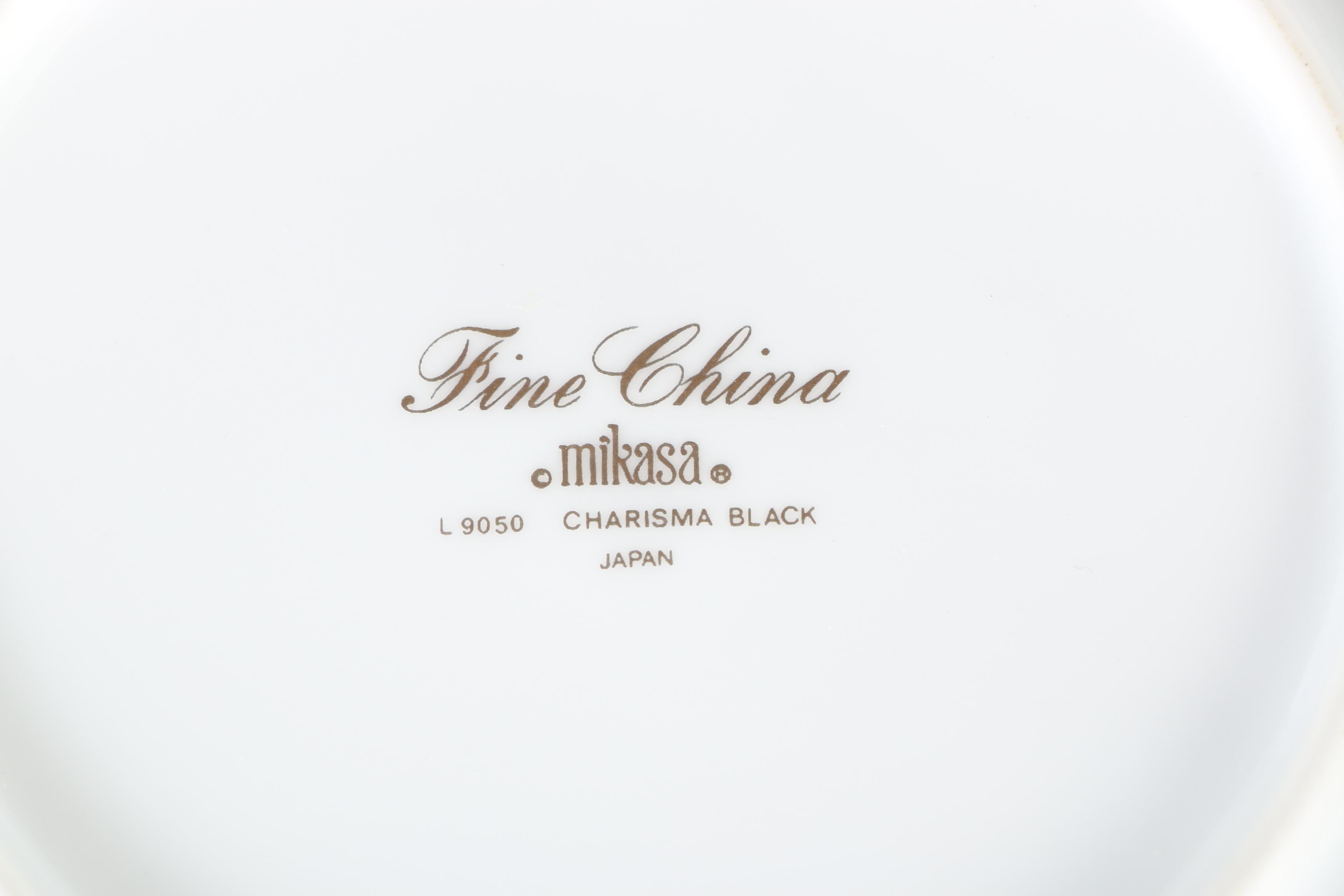 Mikasa "Charisma Black" Dinnerware