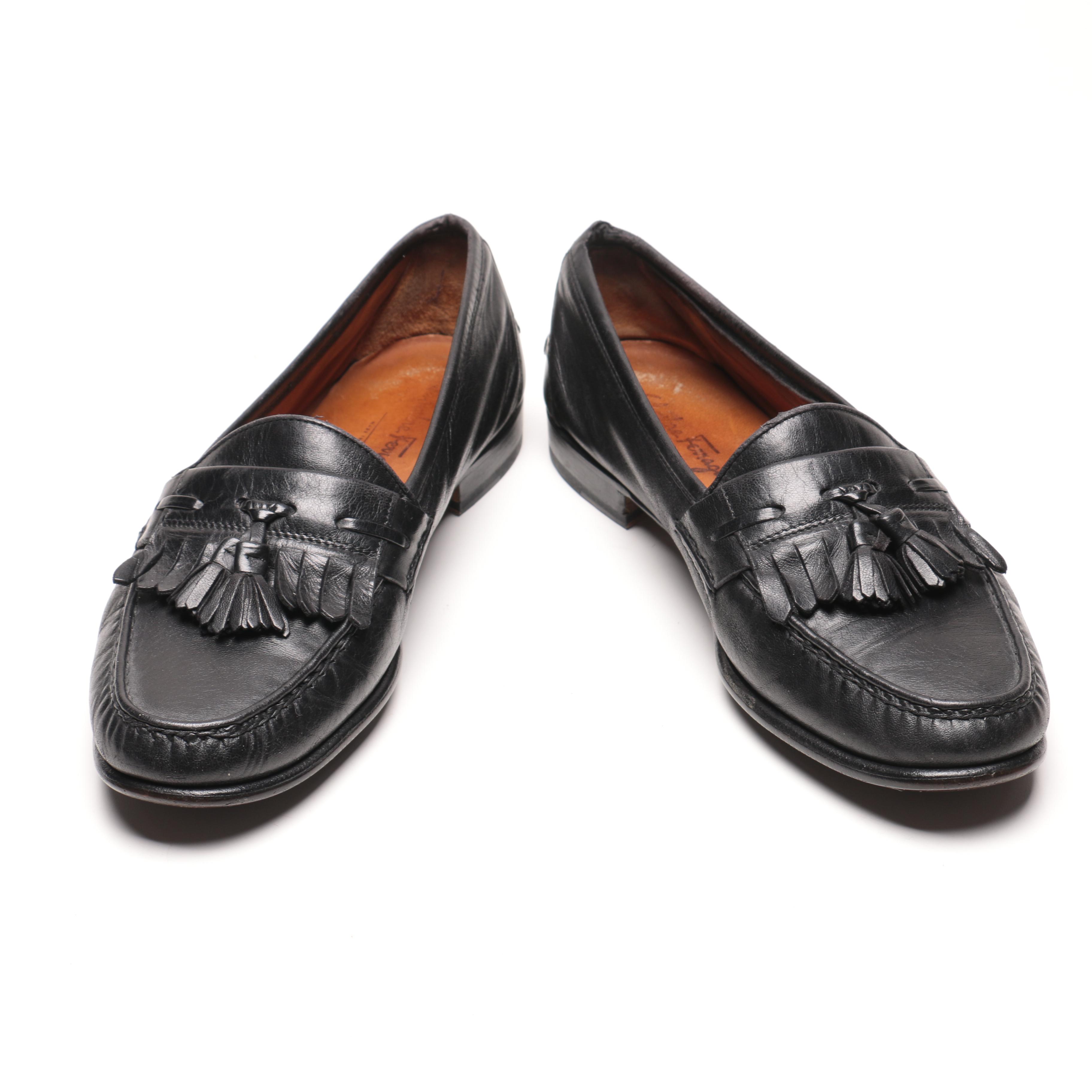 Men's Salvatore Ferragamo Black Leather Shoes