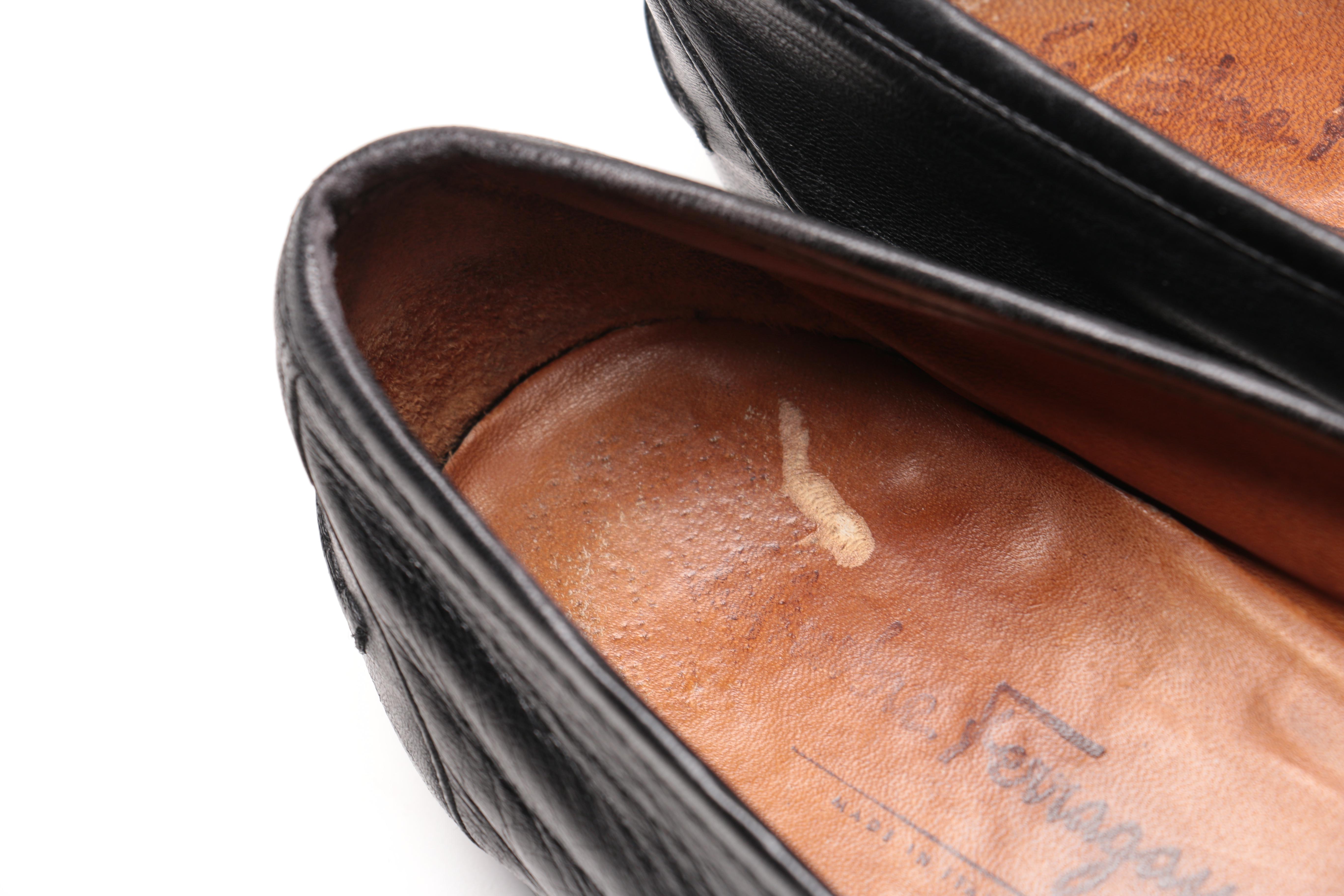 Men's Salvatore Ferragamo Black Leather Shoes