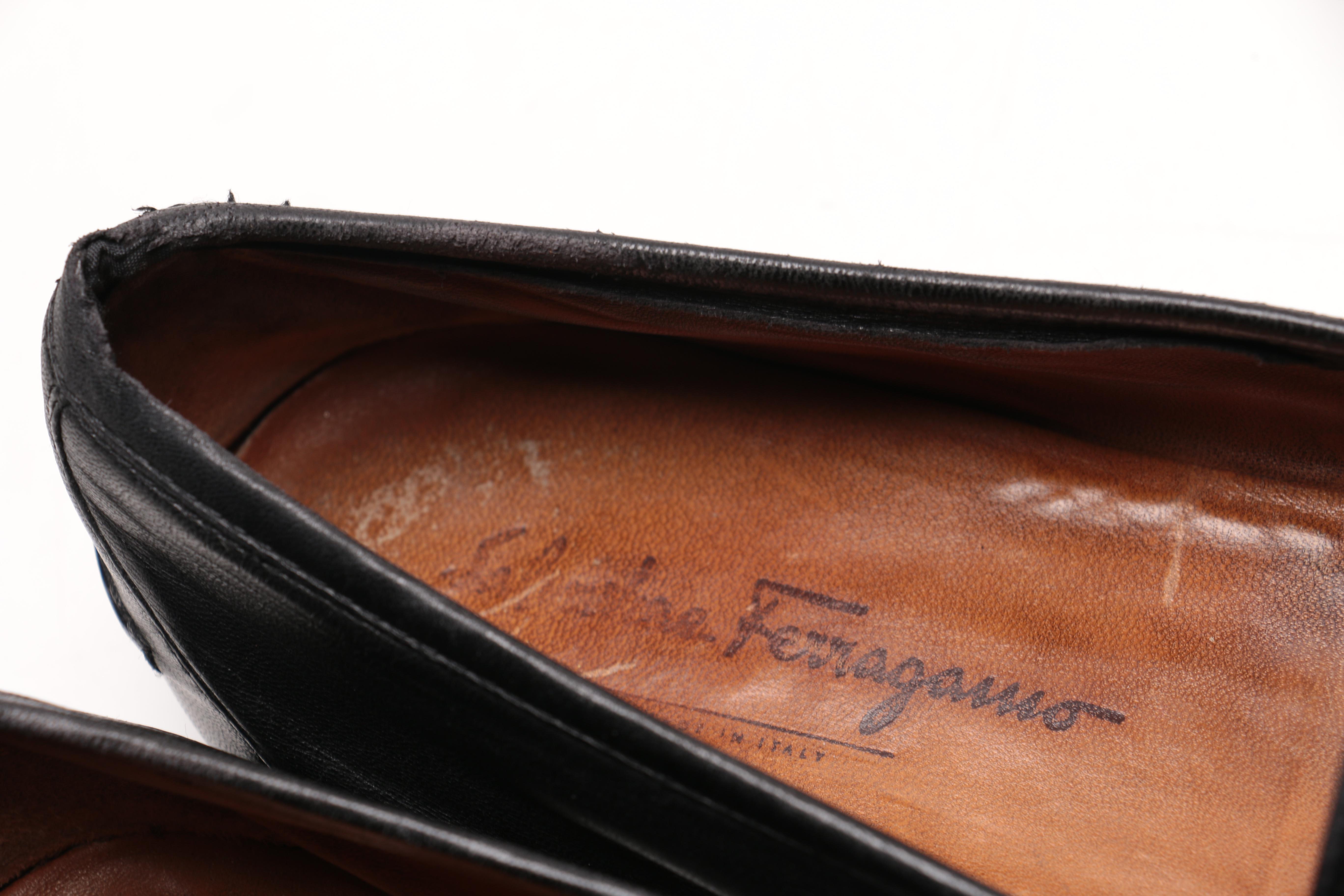 Men's Salvatore Ferragamo Black Leather Shoes