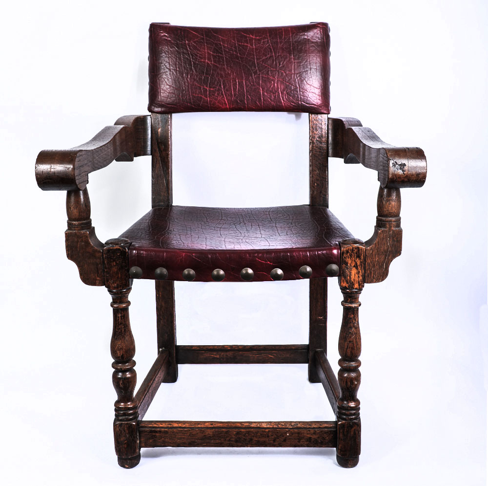 Marshall Laird Red Leather Chair