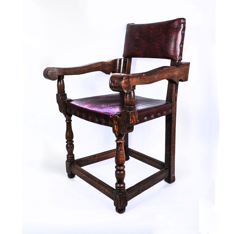 Marshall Laird Red Leather Chair