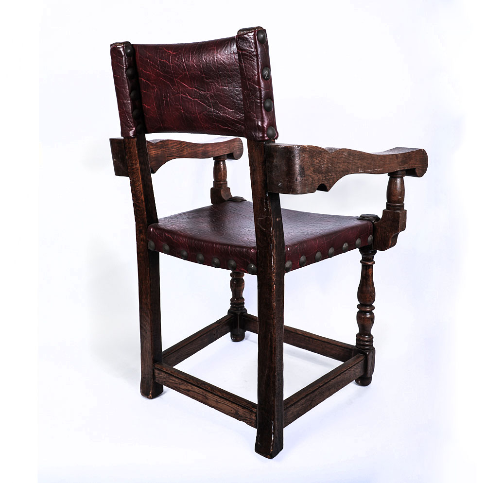 Marshall Laird Red Leather Chair