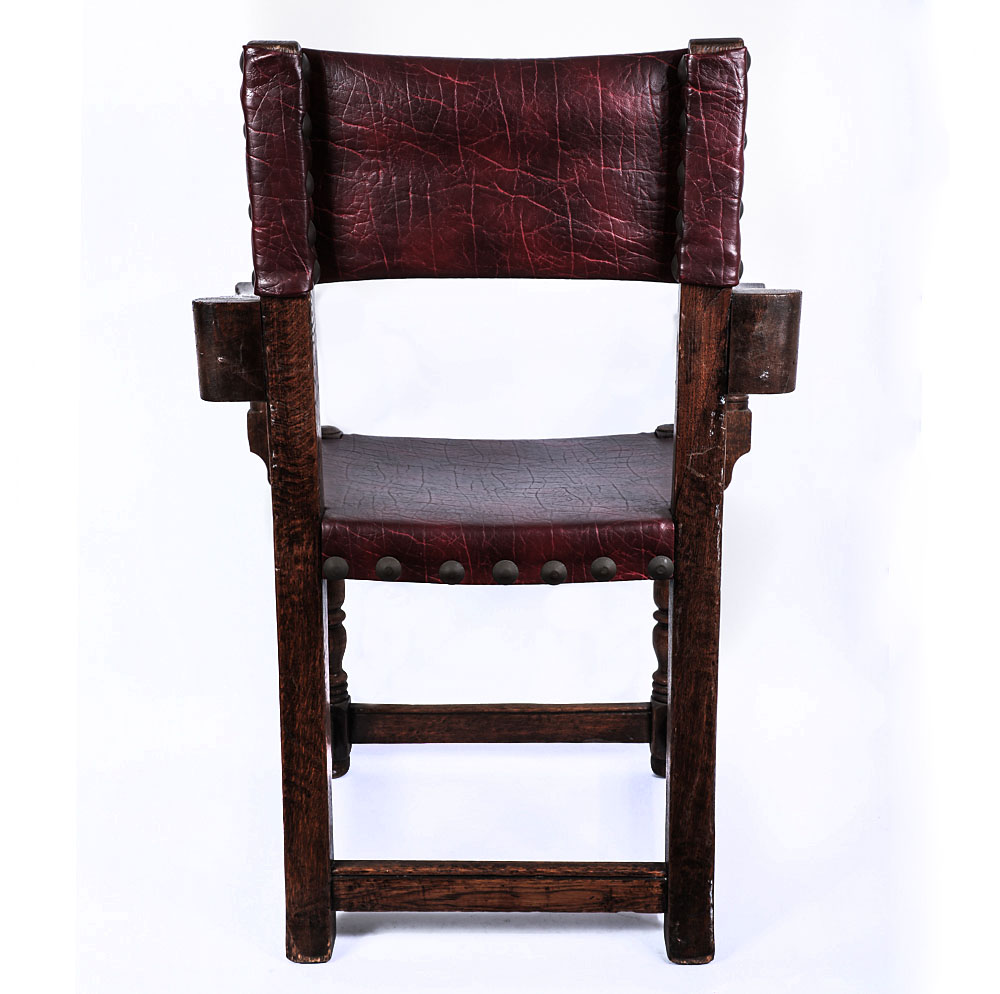 Marshall Laird Red Leather Chair