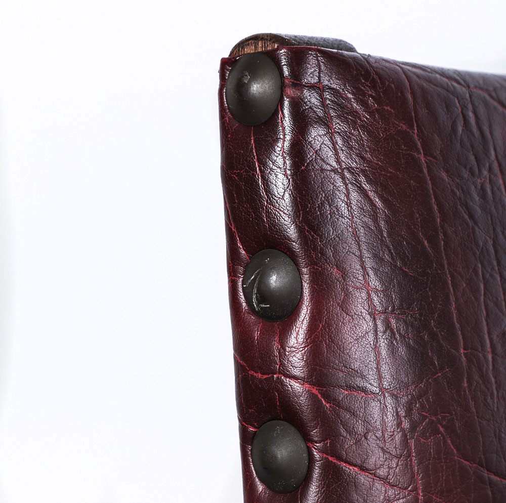 Marshall Laird Red Leather Chair