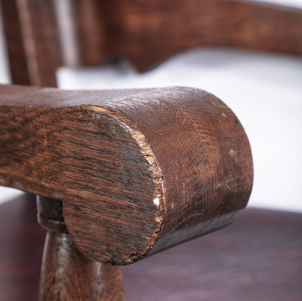 Marshall Laird Red Leather Chair