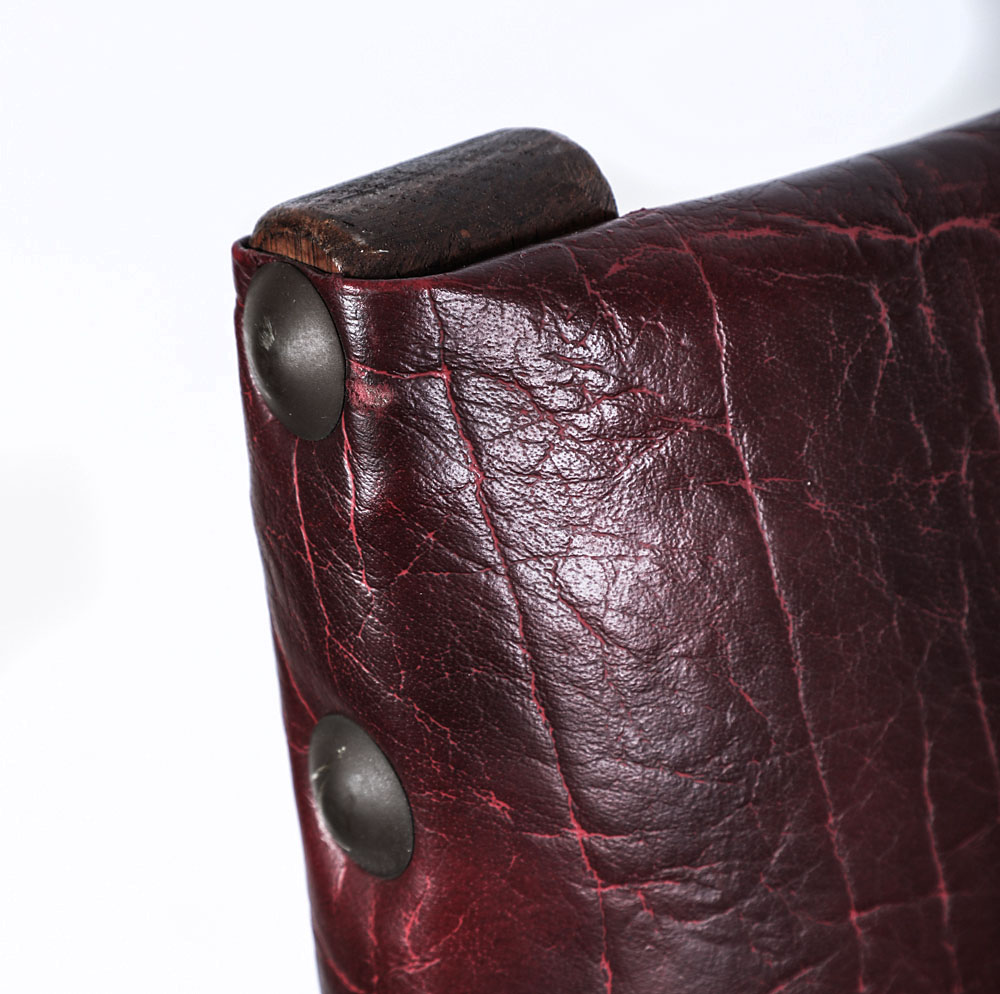 Marshall Laird Red Leather Chair