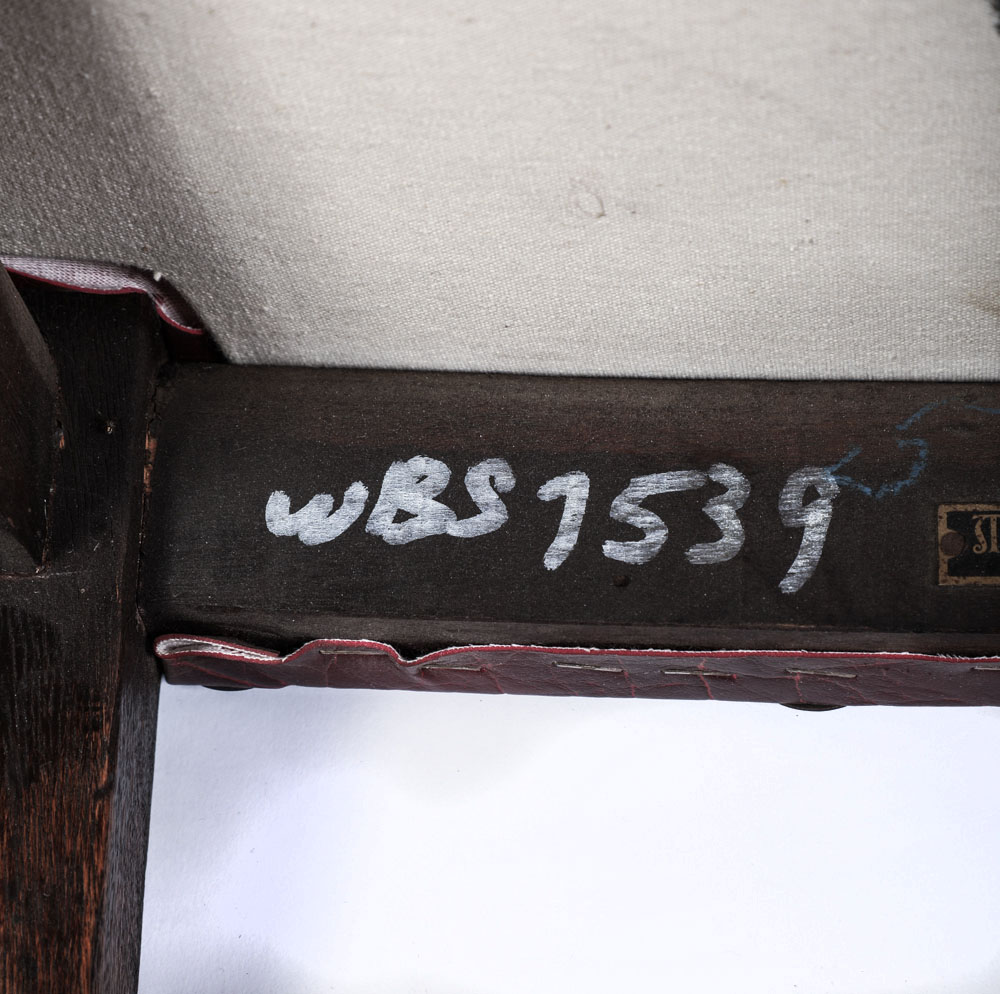 Marshall Laird Red Leather Chair