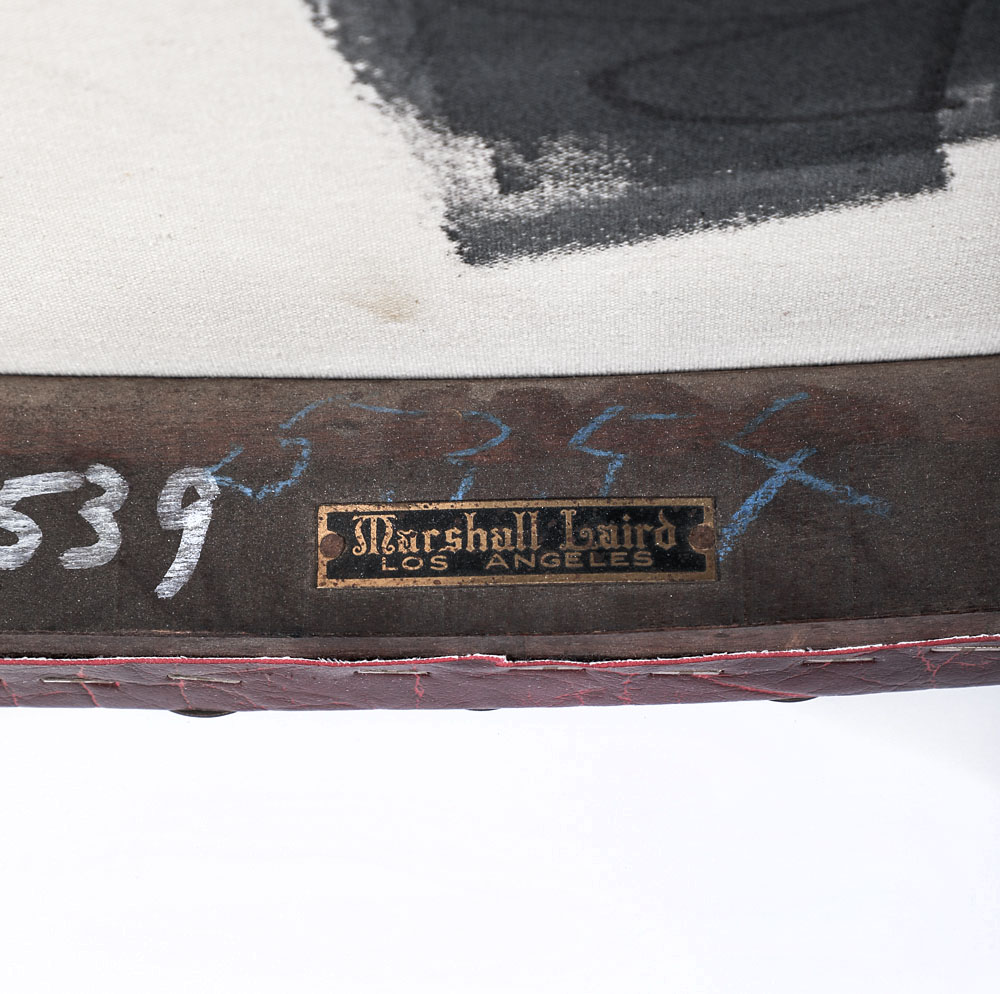 Marshall Laird Red Leather Chair