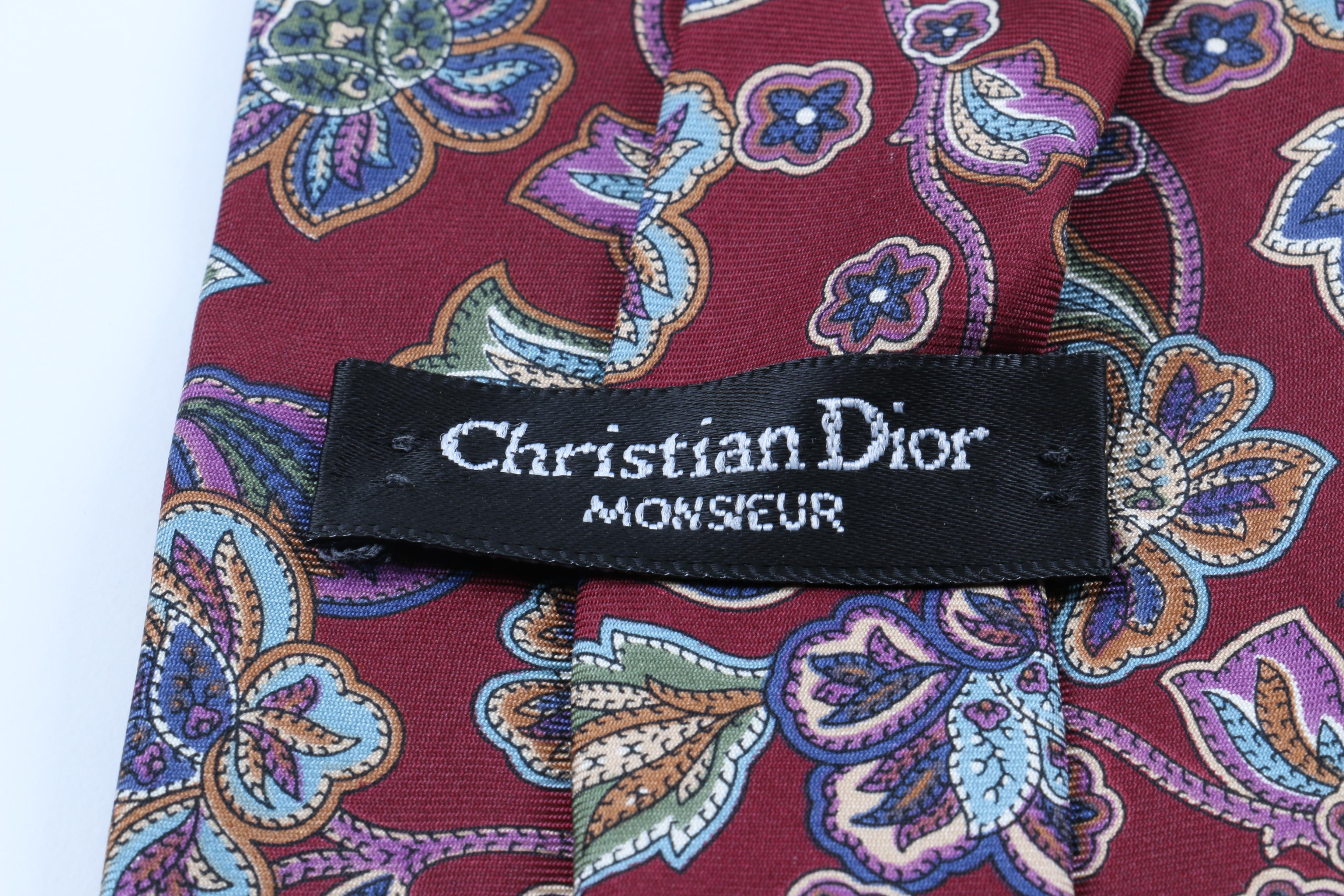 Christian Dior Silk Ties