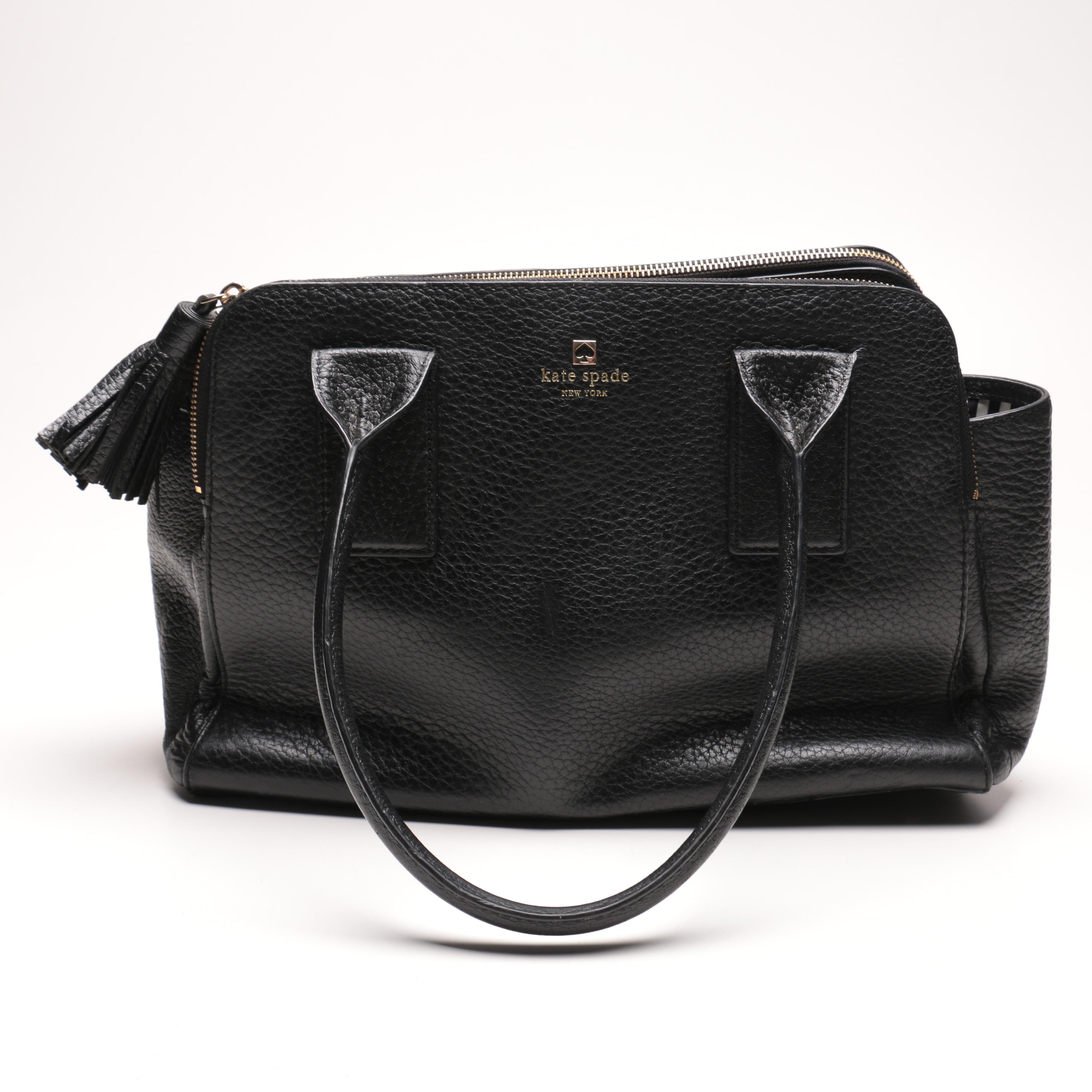 Kate Spade Shoulder Bag with Striped Lining