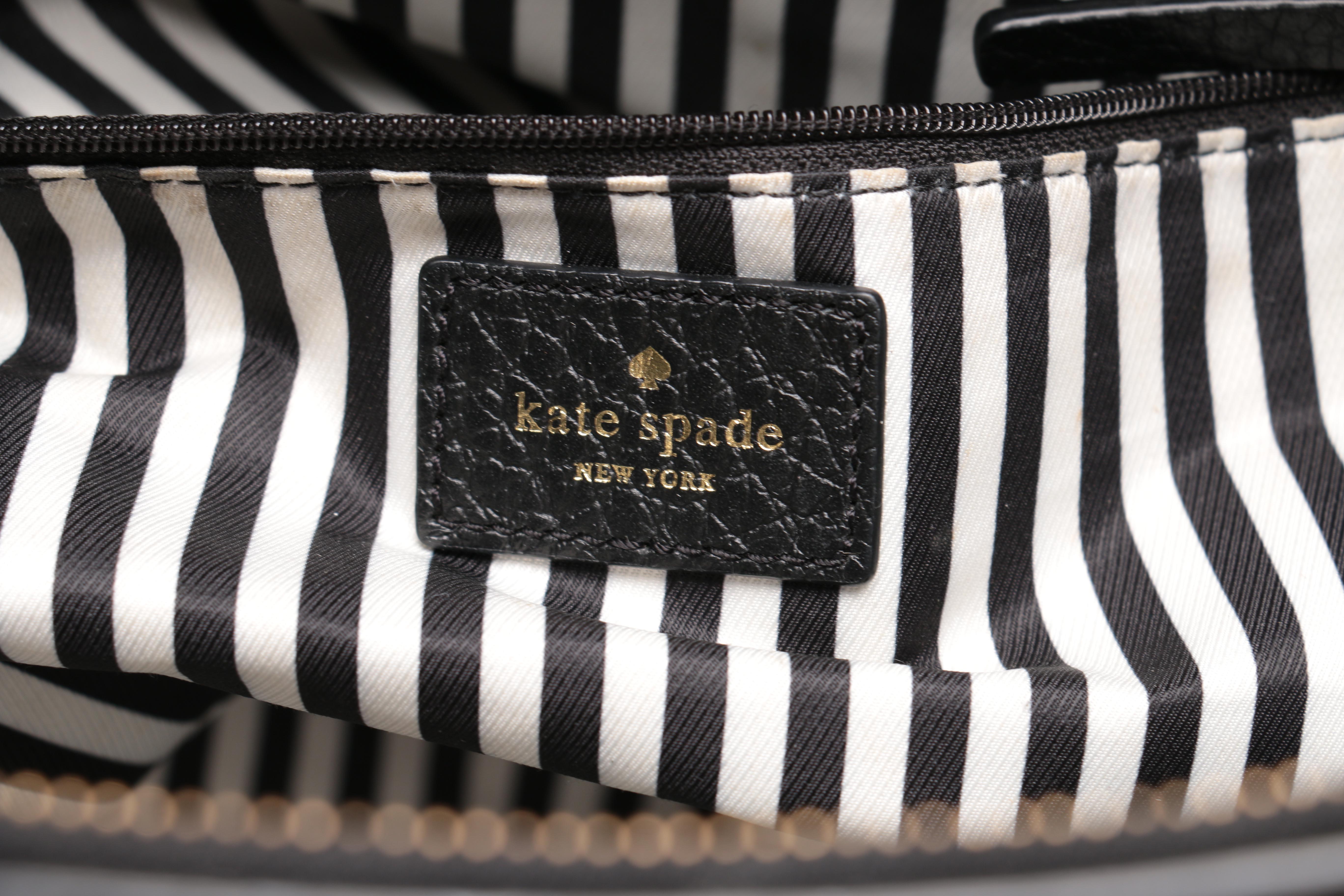 Kate Spade Shoulder Bag with Striped Lining