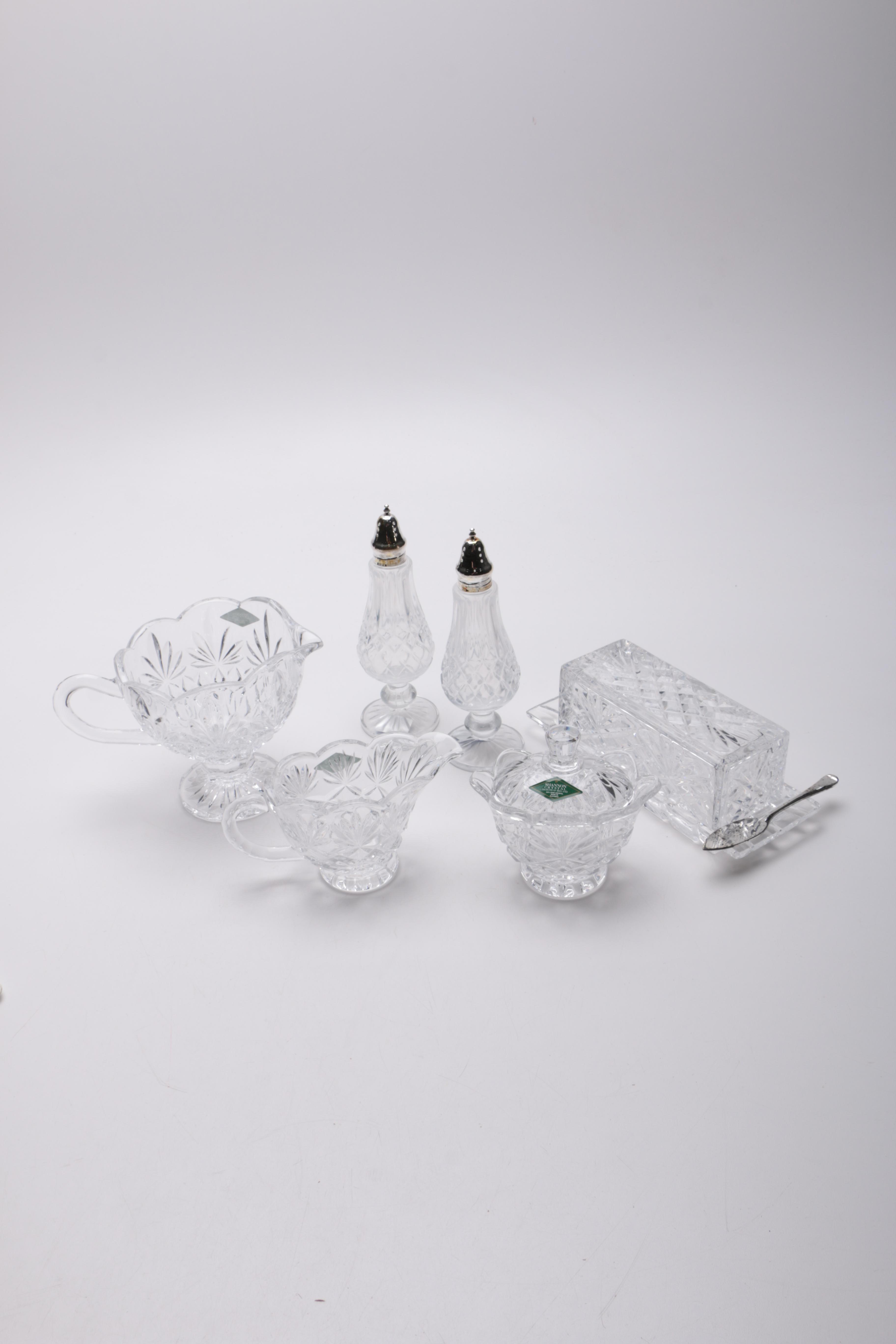 Shannon and Godinger Crystal Tableware