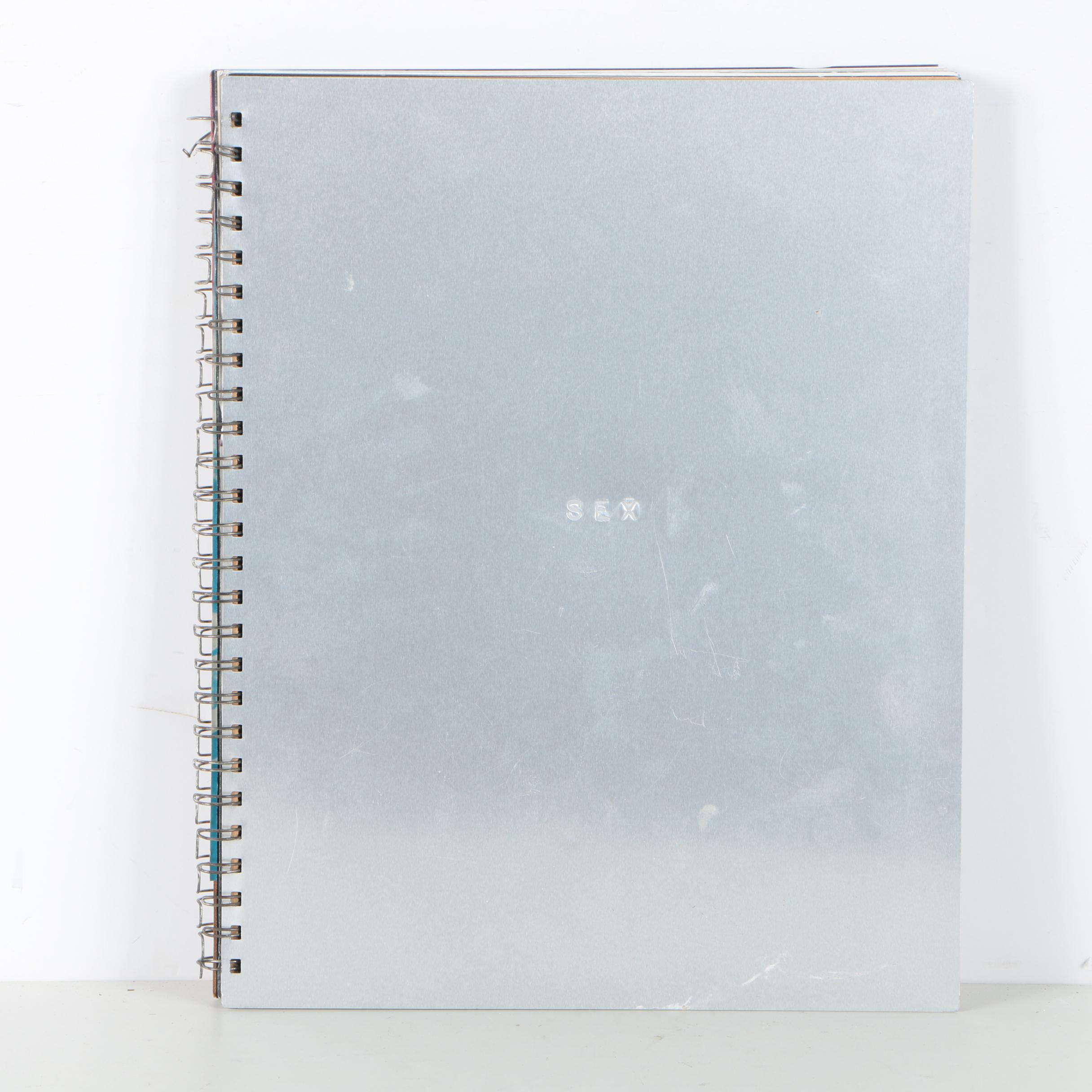 First Edition 1992 "Sex" Photography Book by Madonna