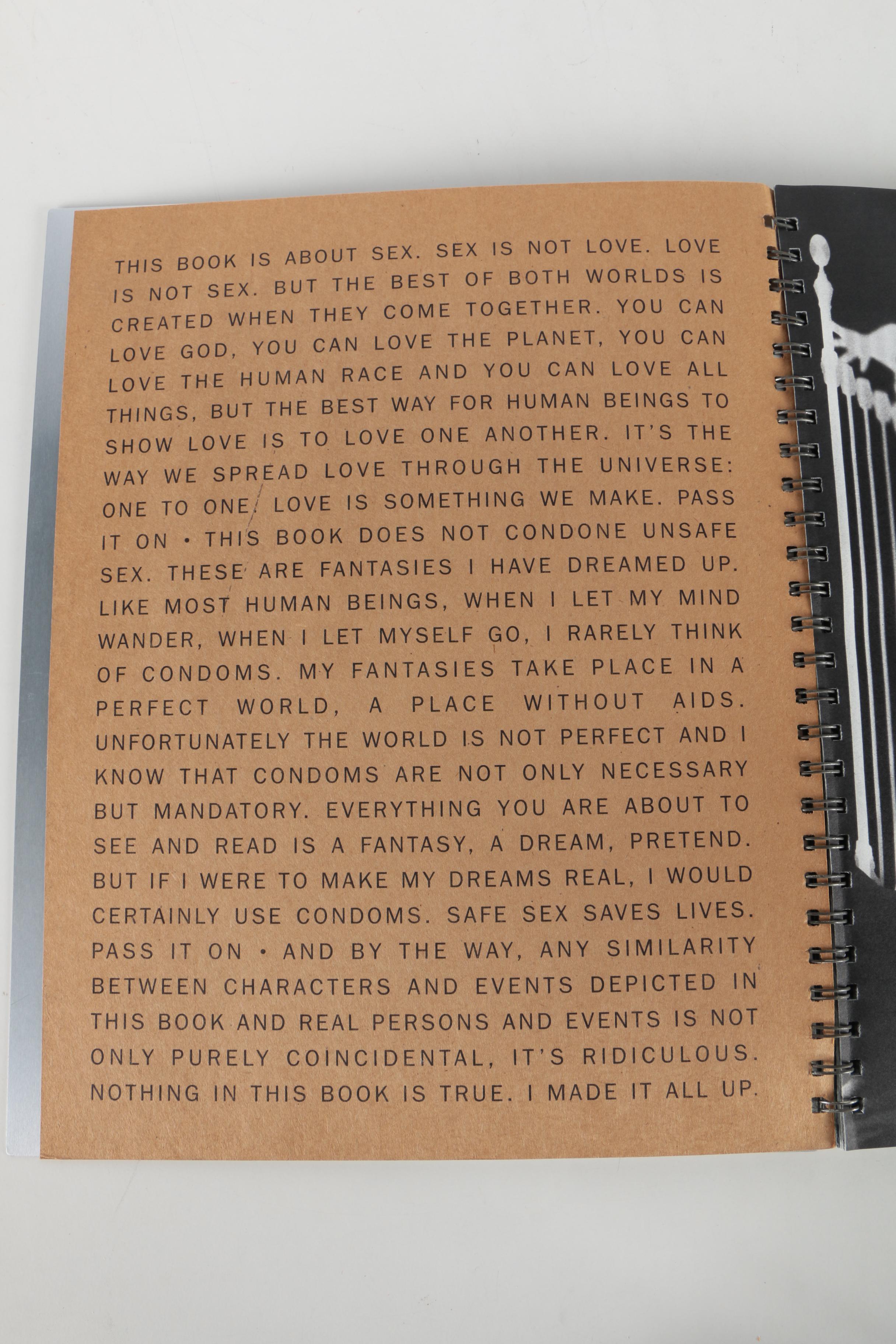 First Edition 1992 "Sex" Photography Book by Madonna