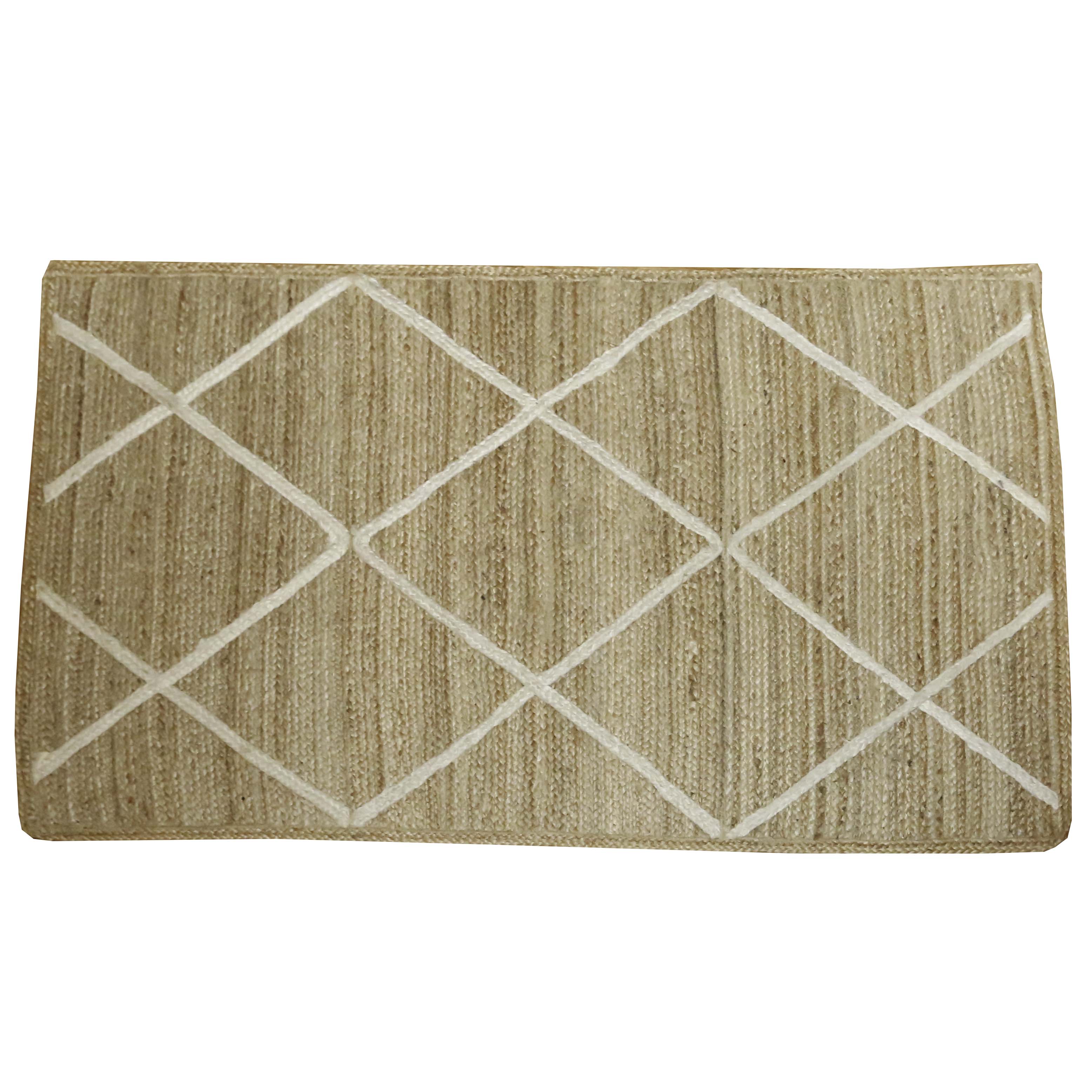 Pottery Barn Jute Lattice Accent Rug
