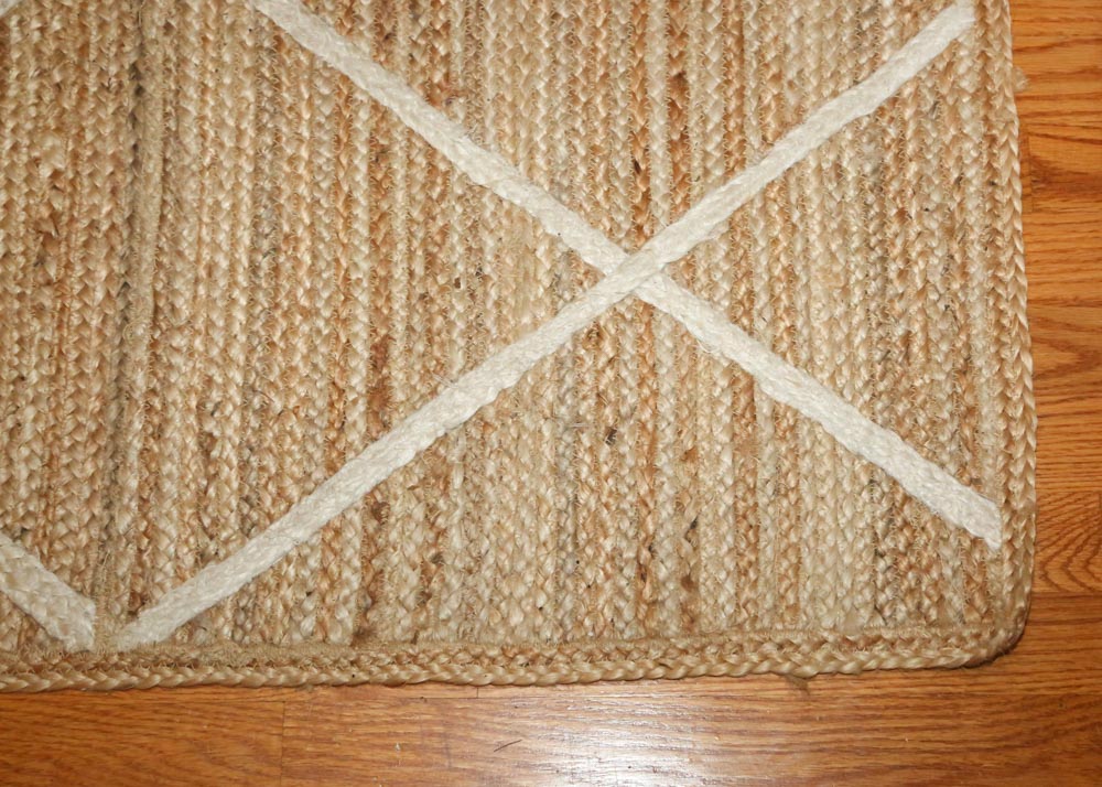 Pottery Barn Jute Lattice Accent Rug