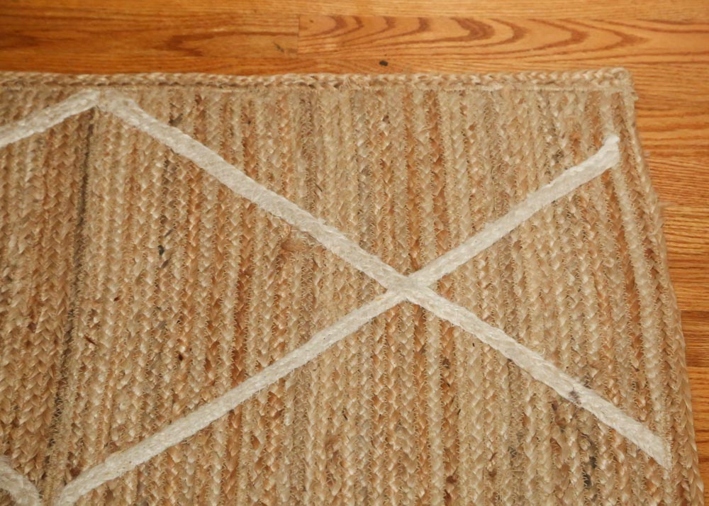 Pottery Barn Jute Lattice Accent Rug