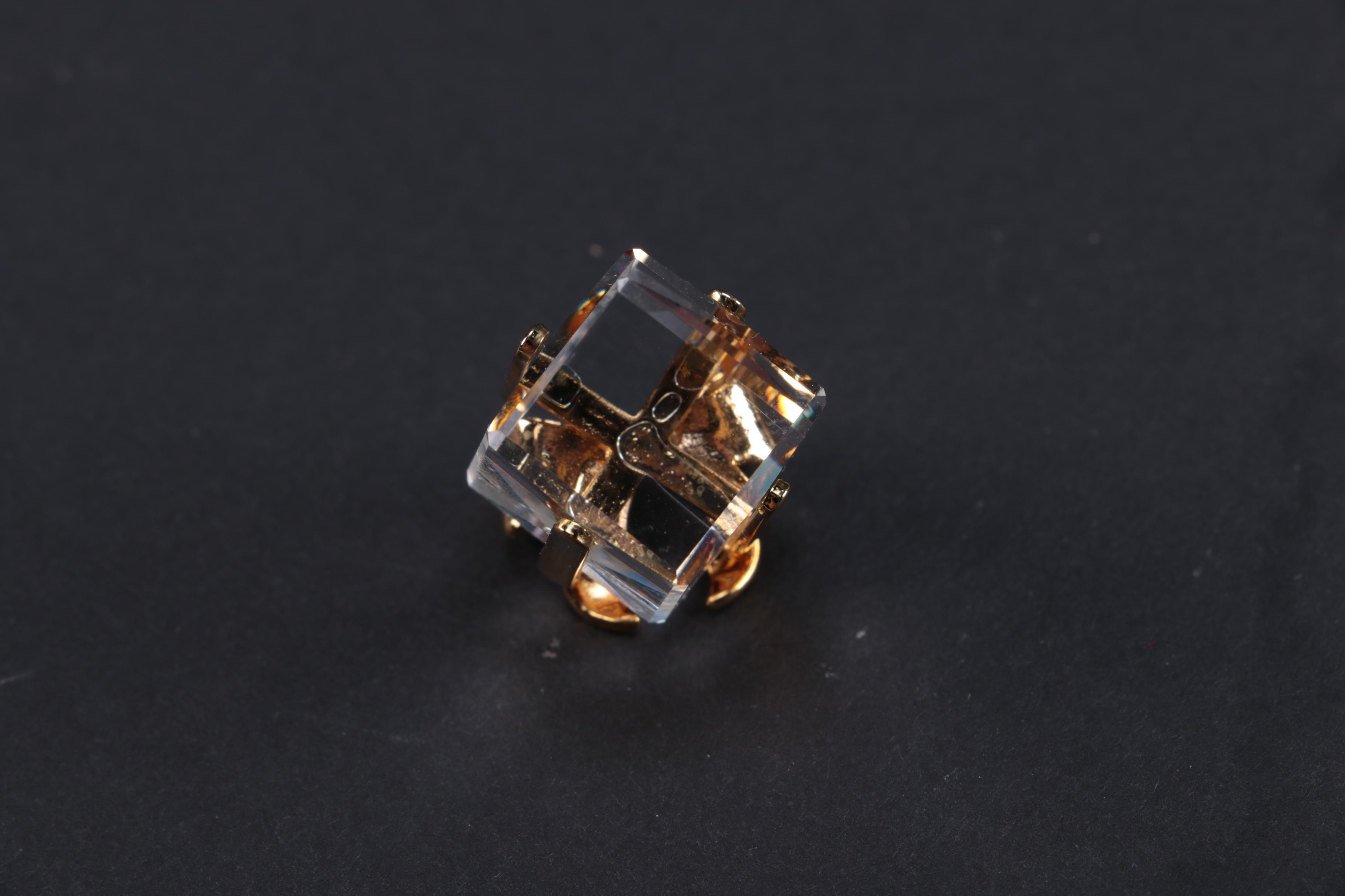 Collection of CrystalPaperweights Including Swarovski