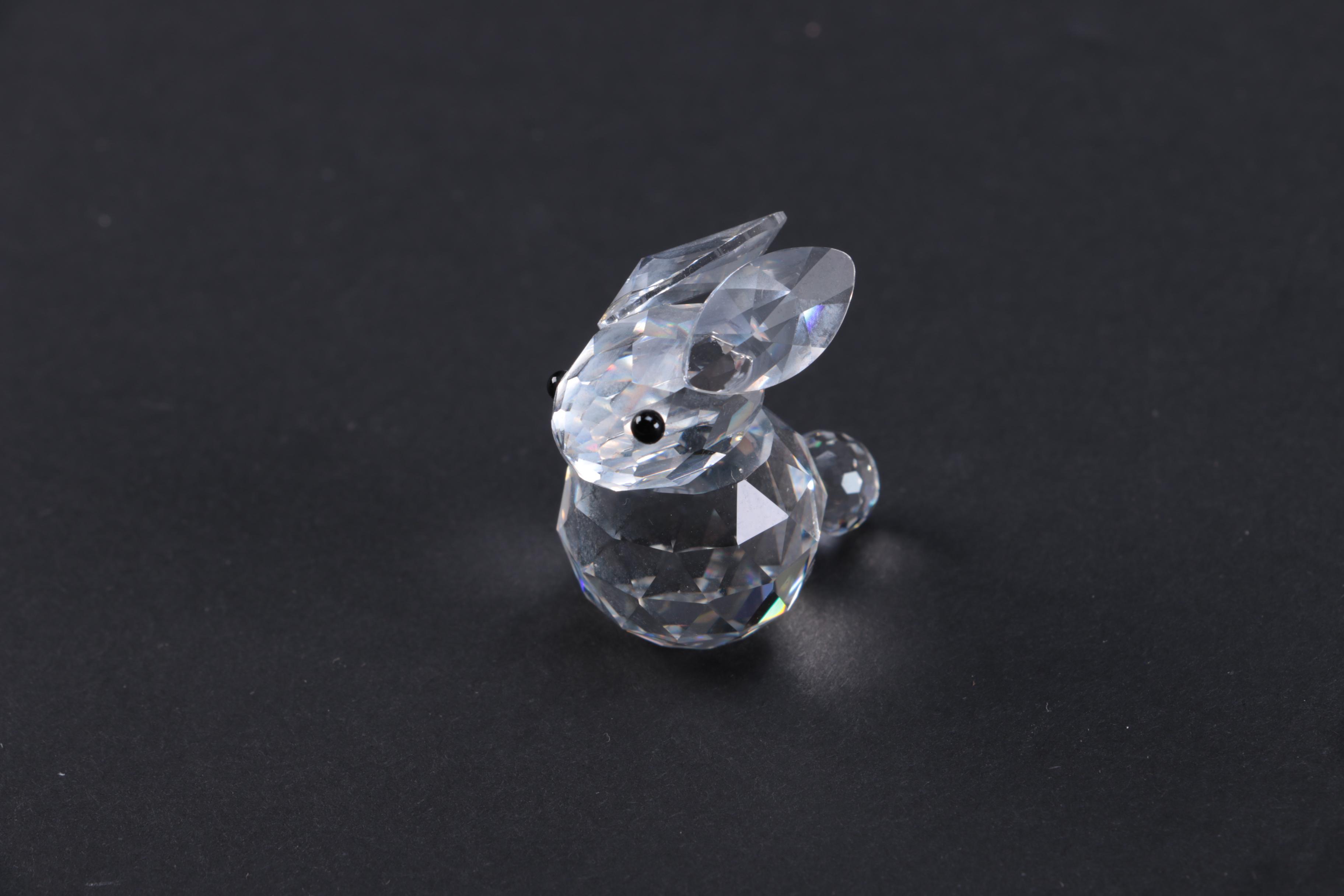 Collection of CrystalPaperweights Including Swarovski