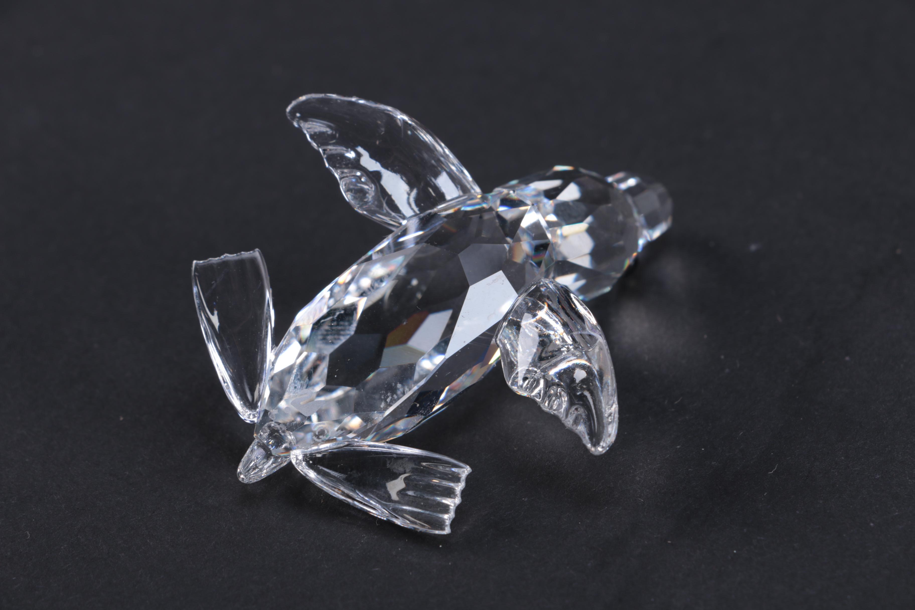 Collection of CrystalPaperweights Including Swarovski