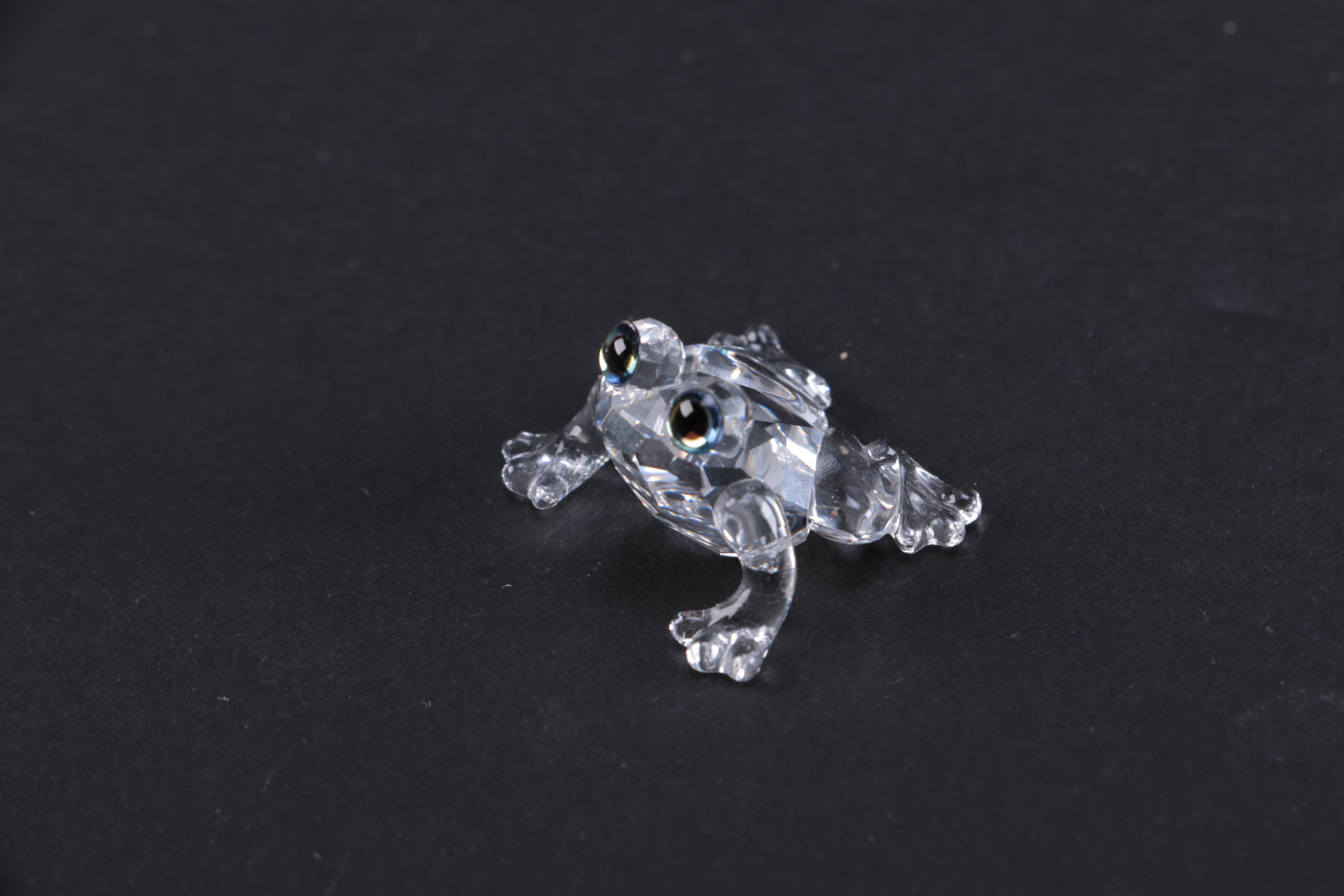 Collection of CrystalPaperweights Including Swarovski