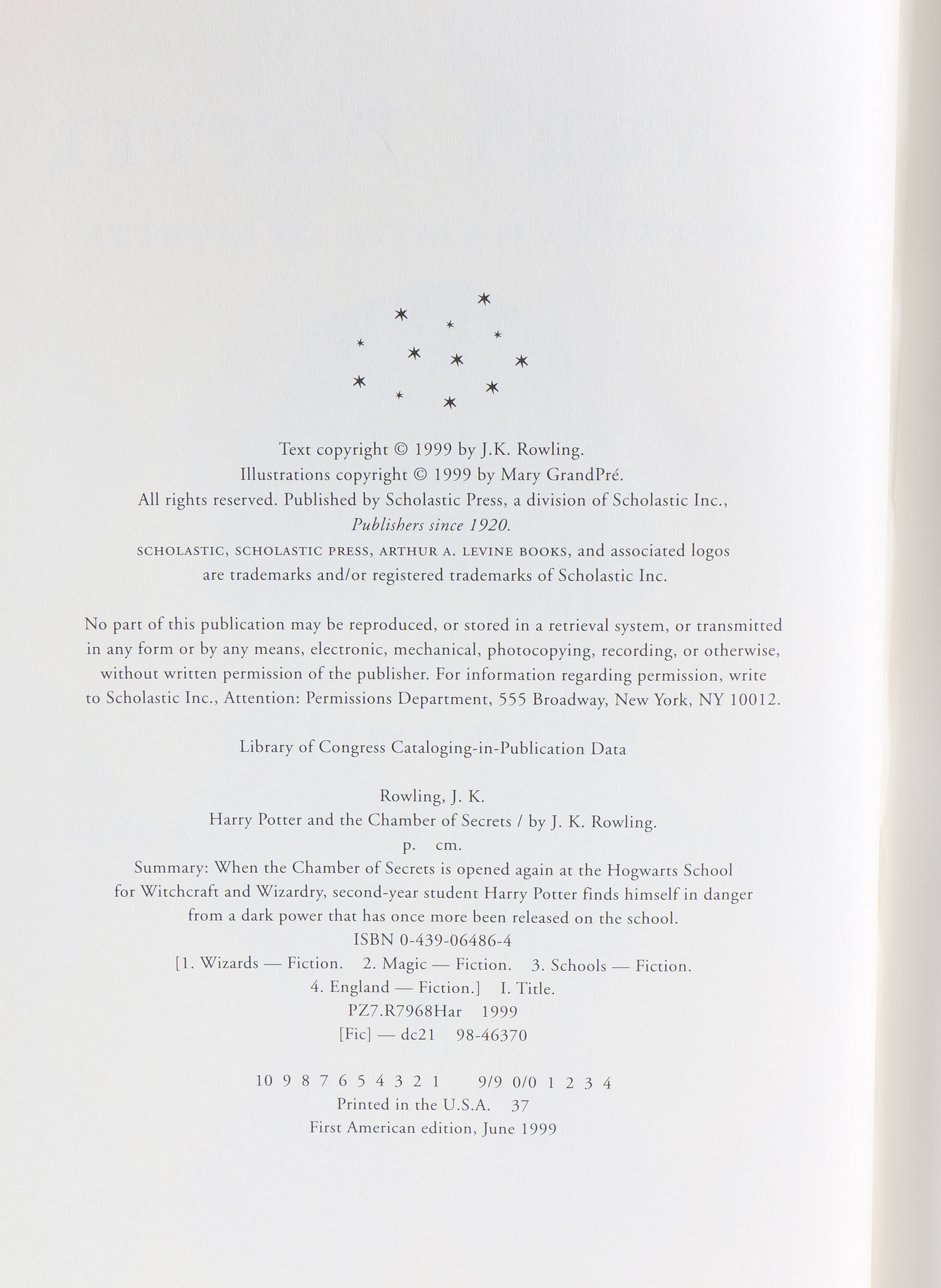 Complete "Harry Potter" Series Including First Editions