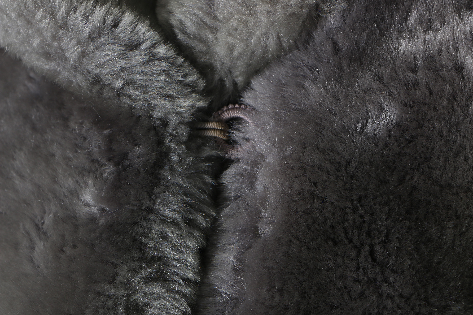 Women's Vintage Faux Fur Jacket and Leather Gloves