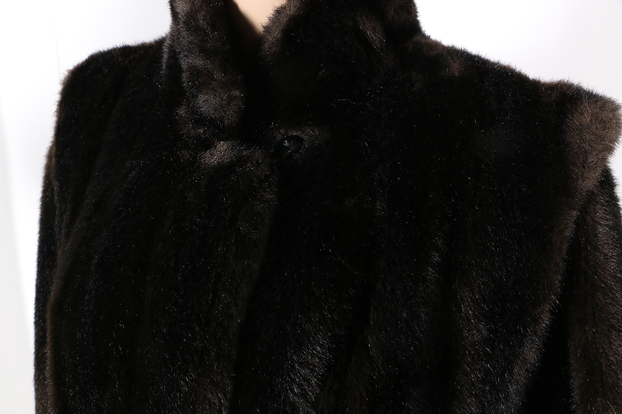 Vintage Sportowne Faux Fur Women's Dress Coat and Hat