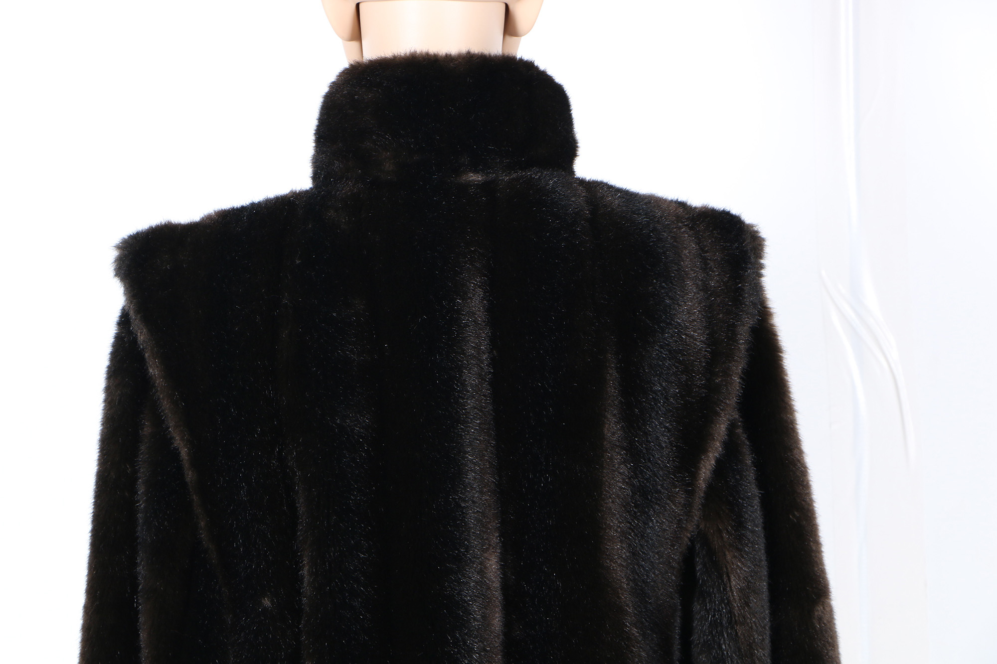 Vintage Sportowne Faux Fur Women's Dress Coat and Hat