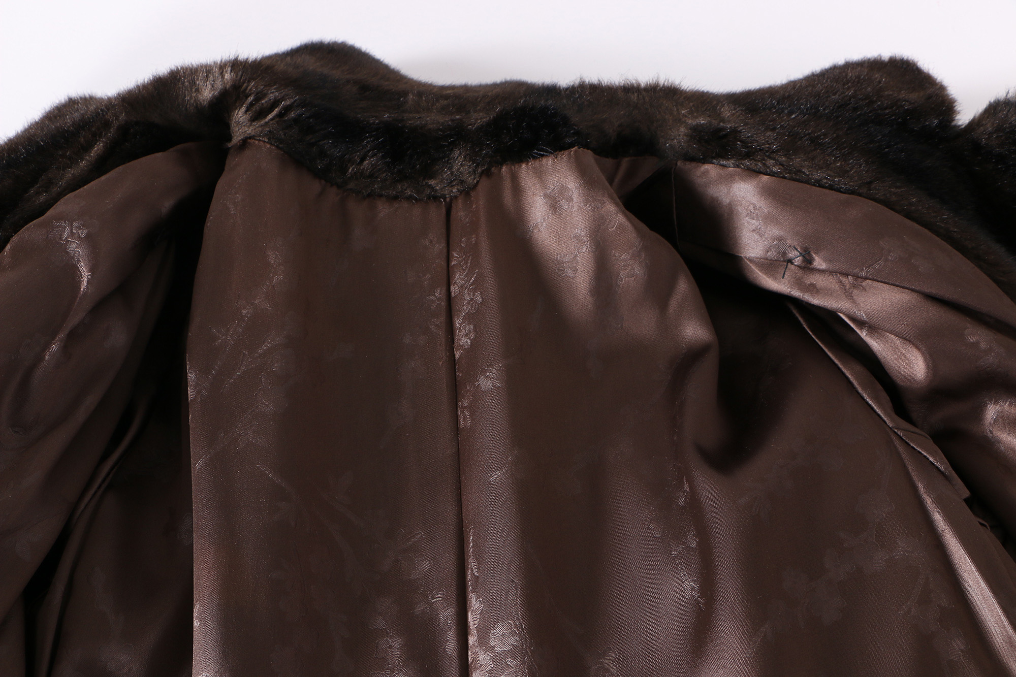 Vintage Sportowne Faux Fur Women's Dress Coat and Hat