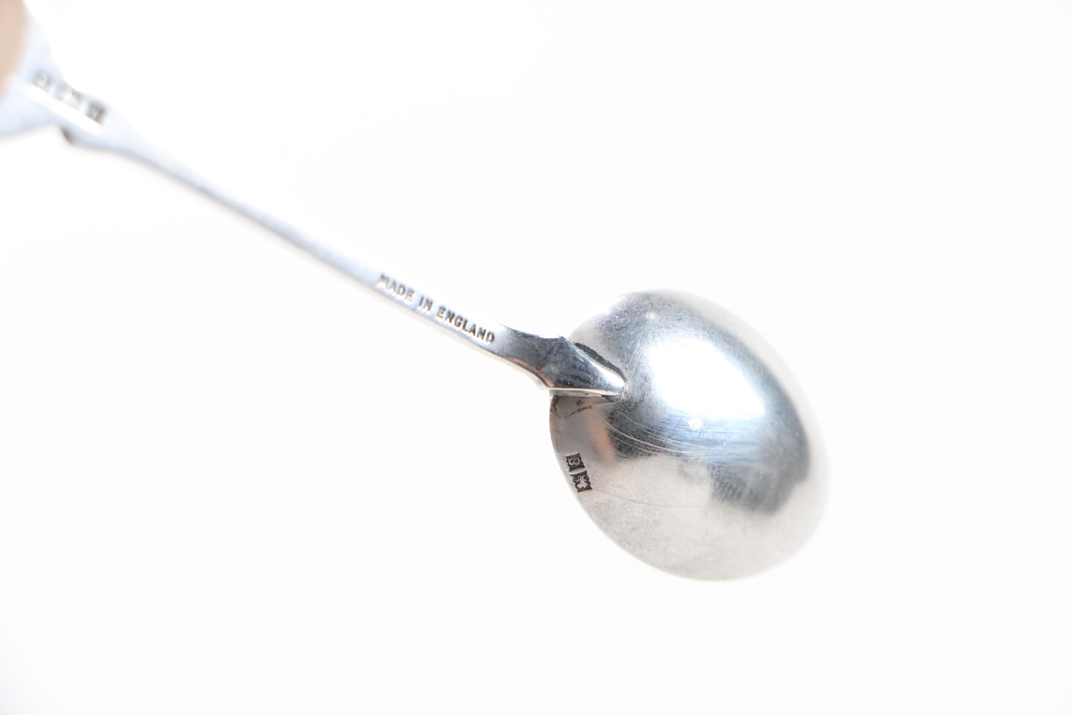 Collection of Sterling Silver Souvenir Spoons