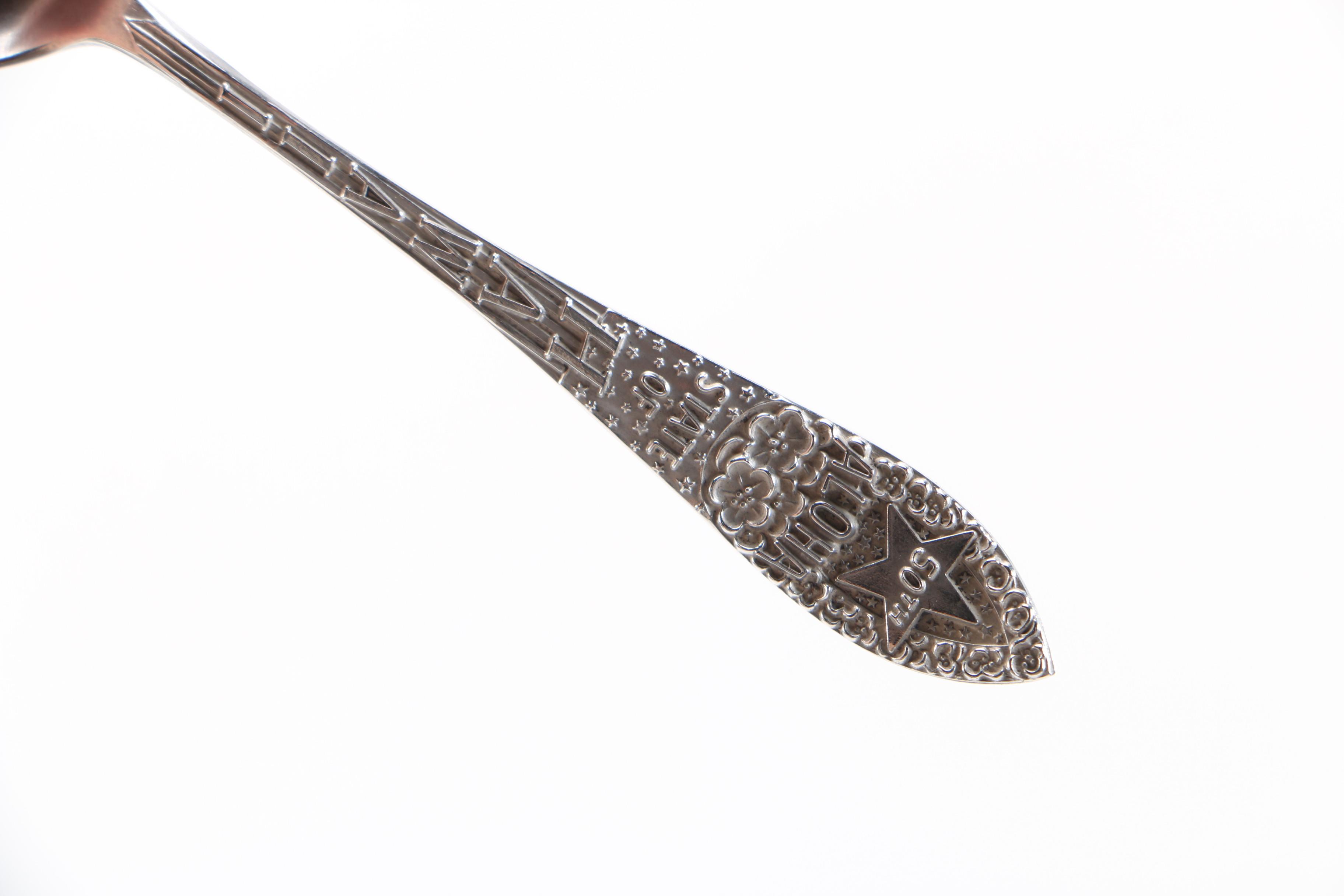 Collection of Sterling Silver Souvenir Spoons