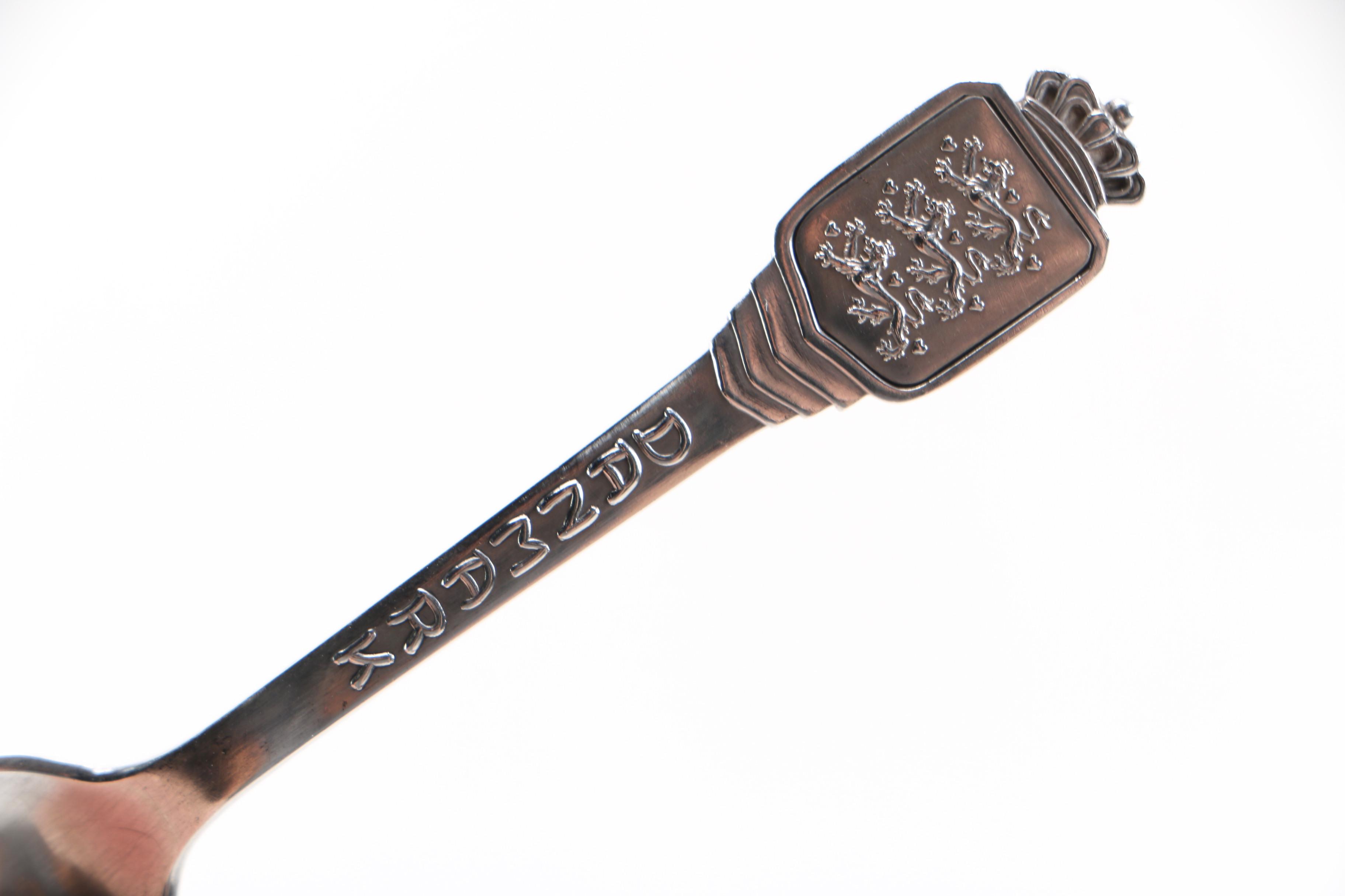 Collection of Sterling Silver Souvenir Spoons